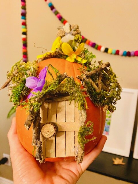 How To Create A Pumpkin Fairy House — Weave In Wonder