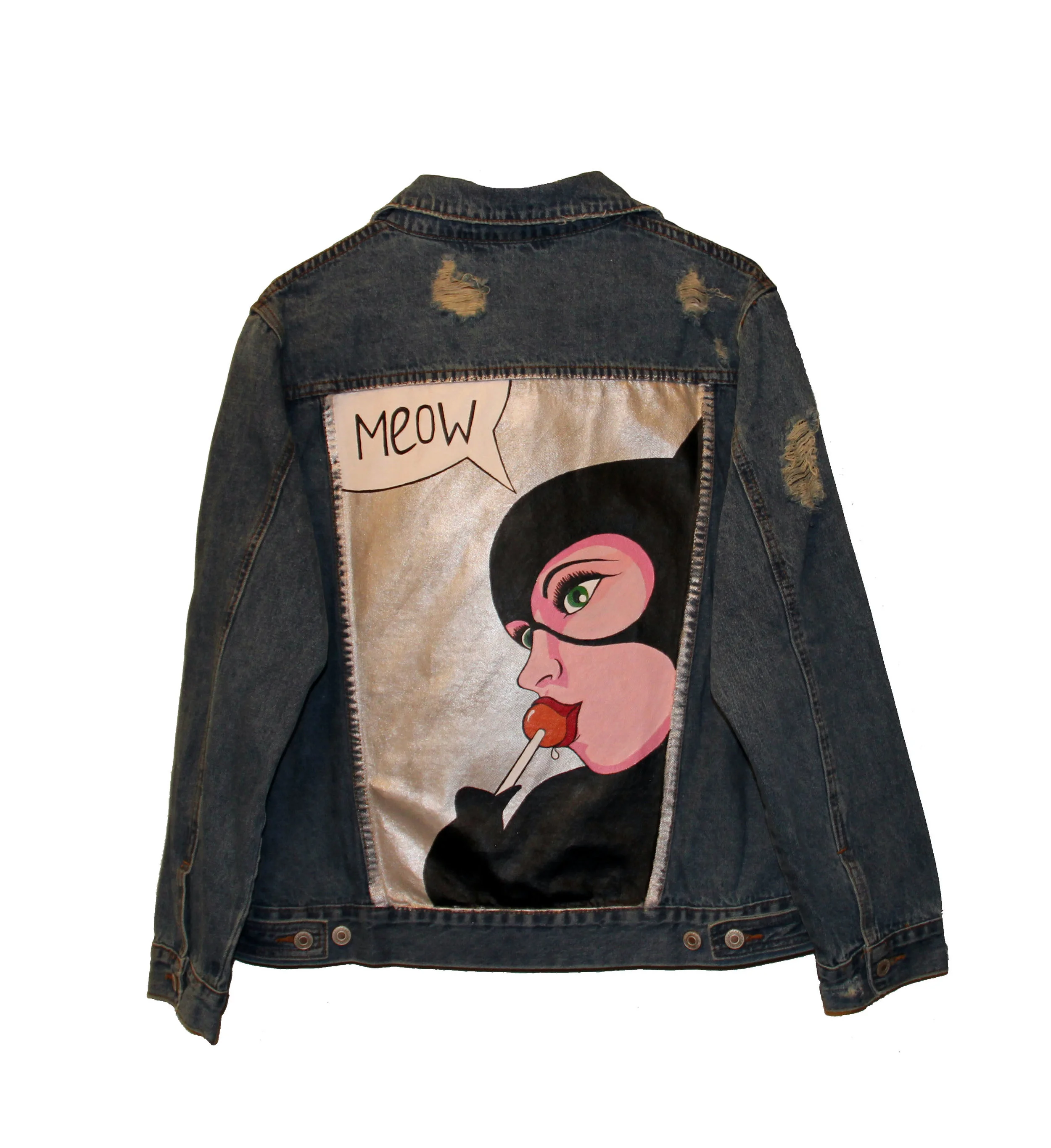 Denim jacket #MEOW