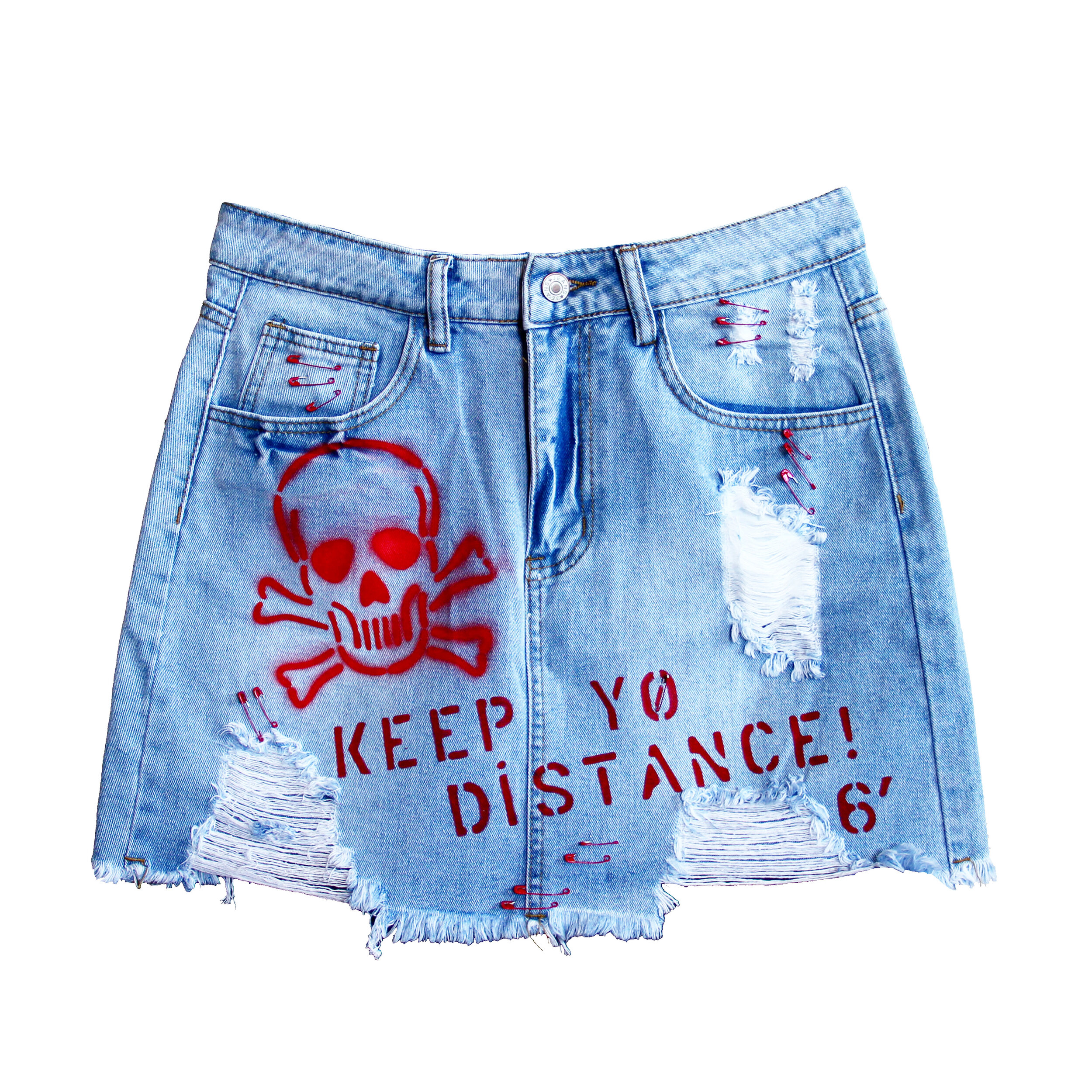 Denim Skirt #KeepYoDistance