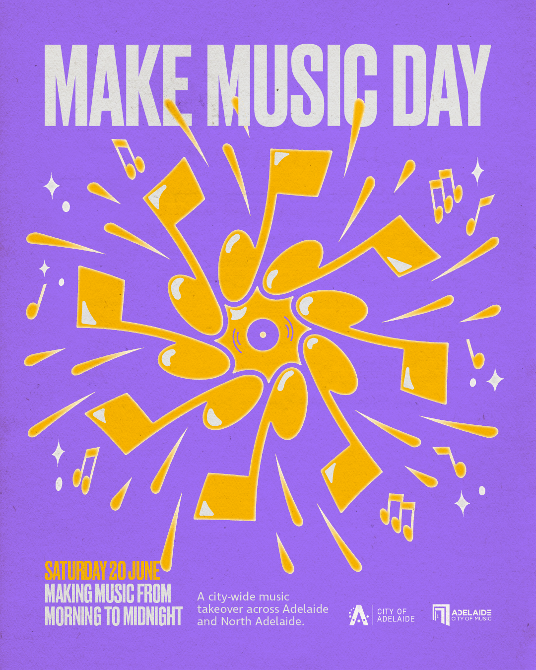 Make Music Day | City of Adelaide
  Poster Artwork  