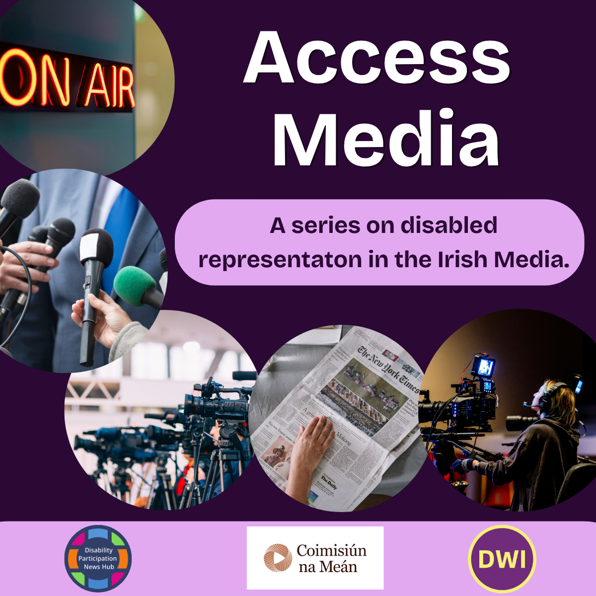 Access Media: A free webinar series on disability and representation in Irish media
