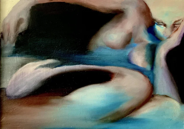 In Between. 37,5 x 46 cm. 2025