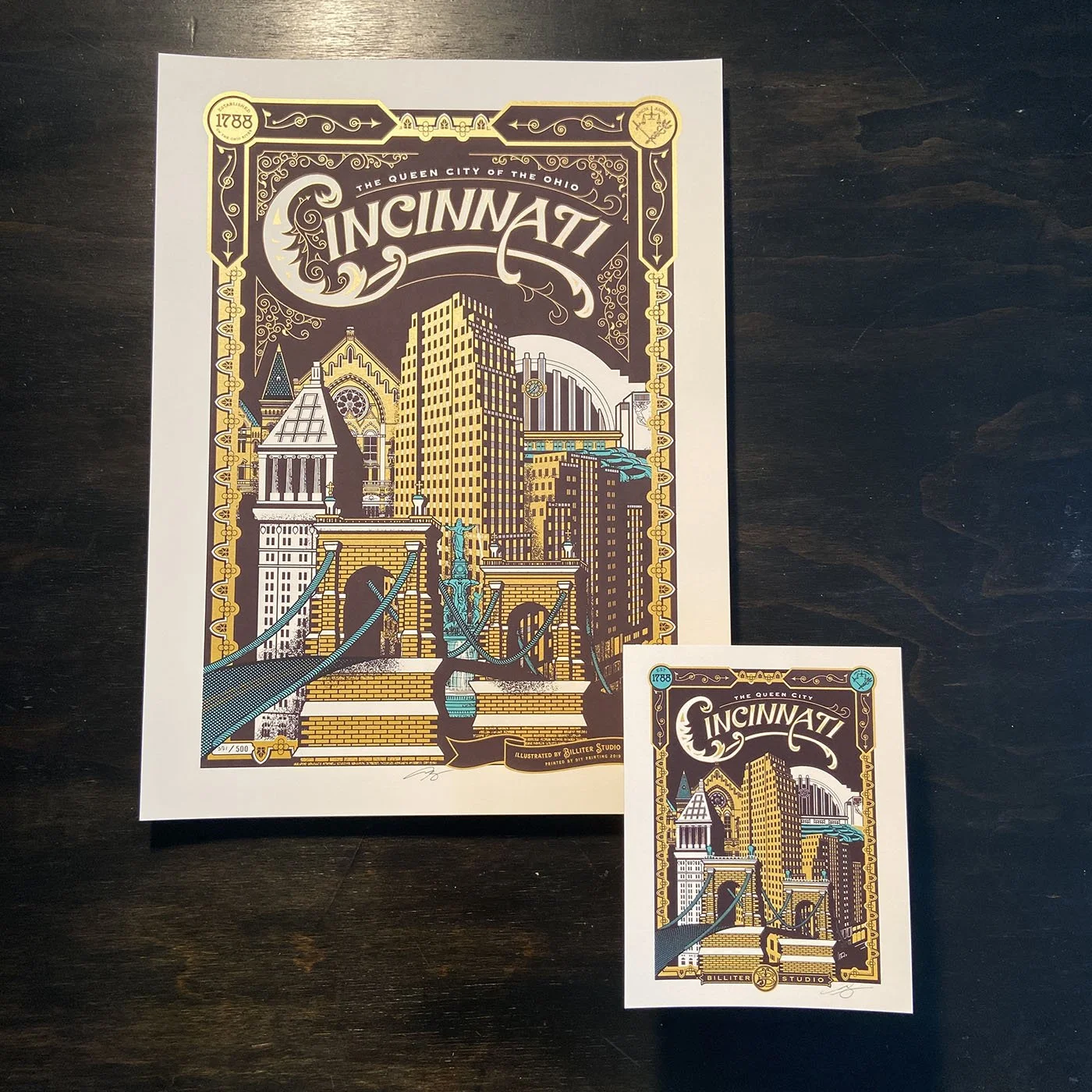 Cincinnati Heritage Riverfront Art Prints — Billiter Studio