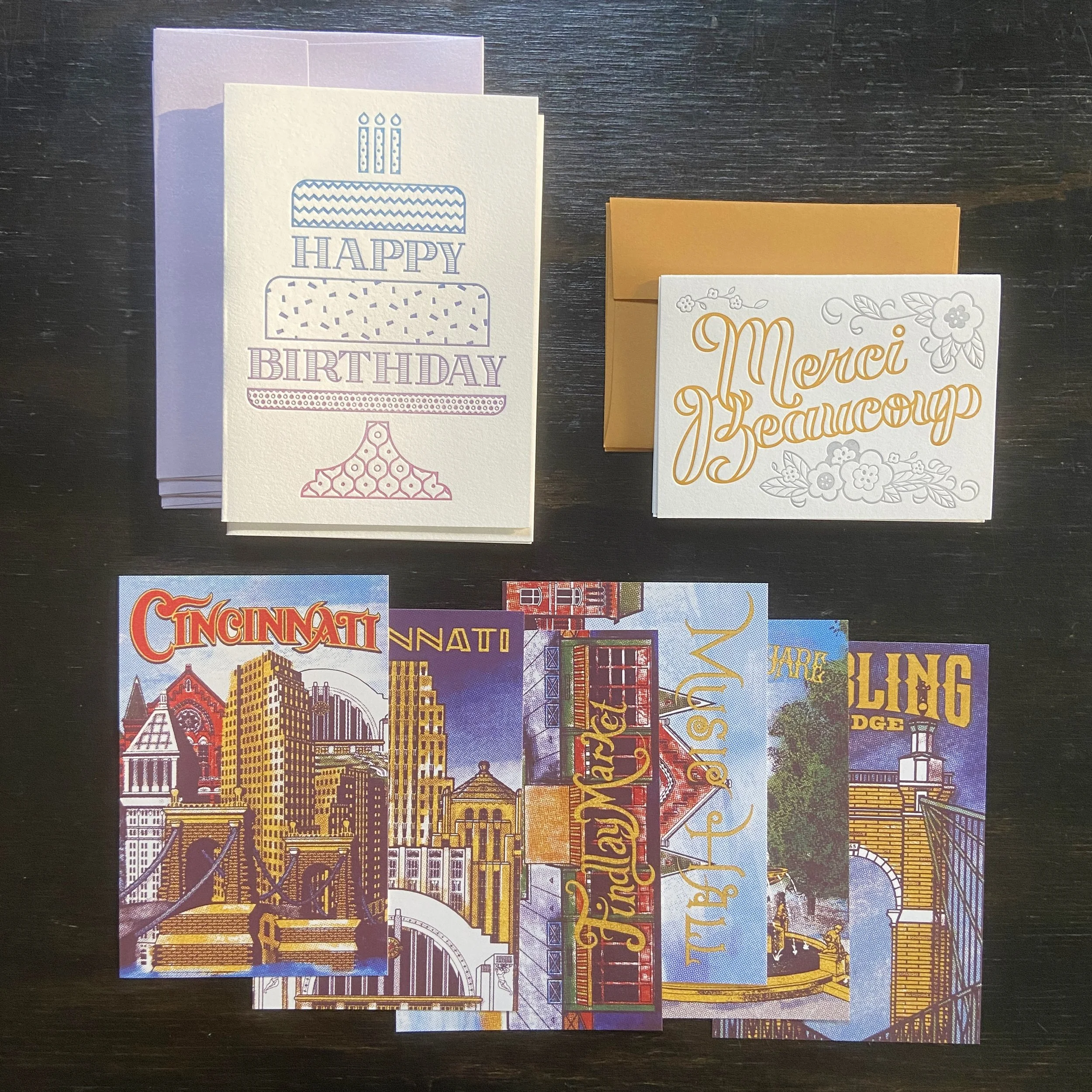 Cincinnati Heritage Skyline Art Prints — Billiter Studio