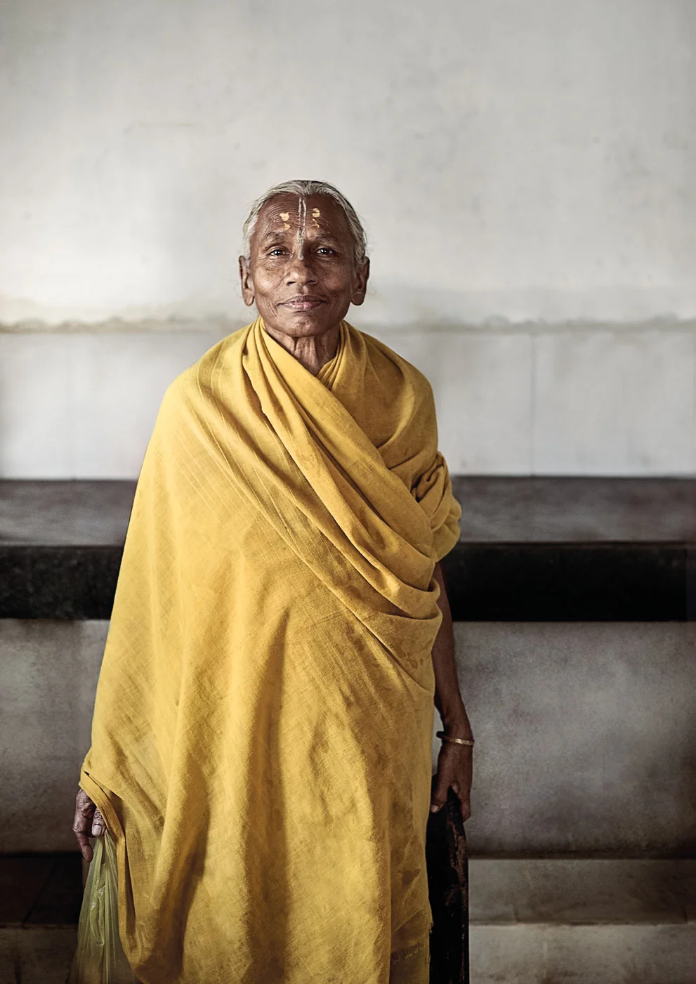 widow of vrindavan :: yellow sari.jpg