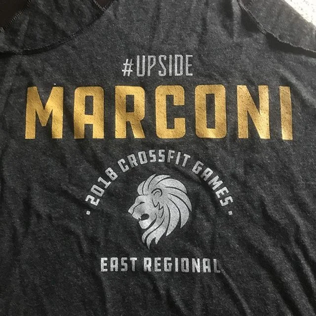 Love my new shirt in support of @jake_marconi!! Can&rsquo;t wait to watch you crush it at the 2018 Crossfit Games East Regionals next weekend #crossfit #frcf #fullrange