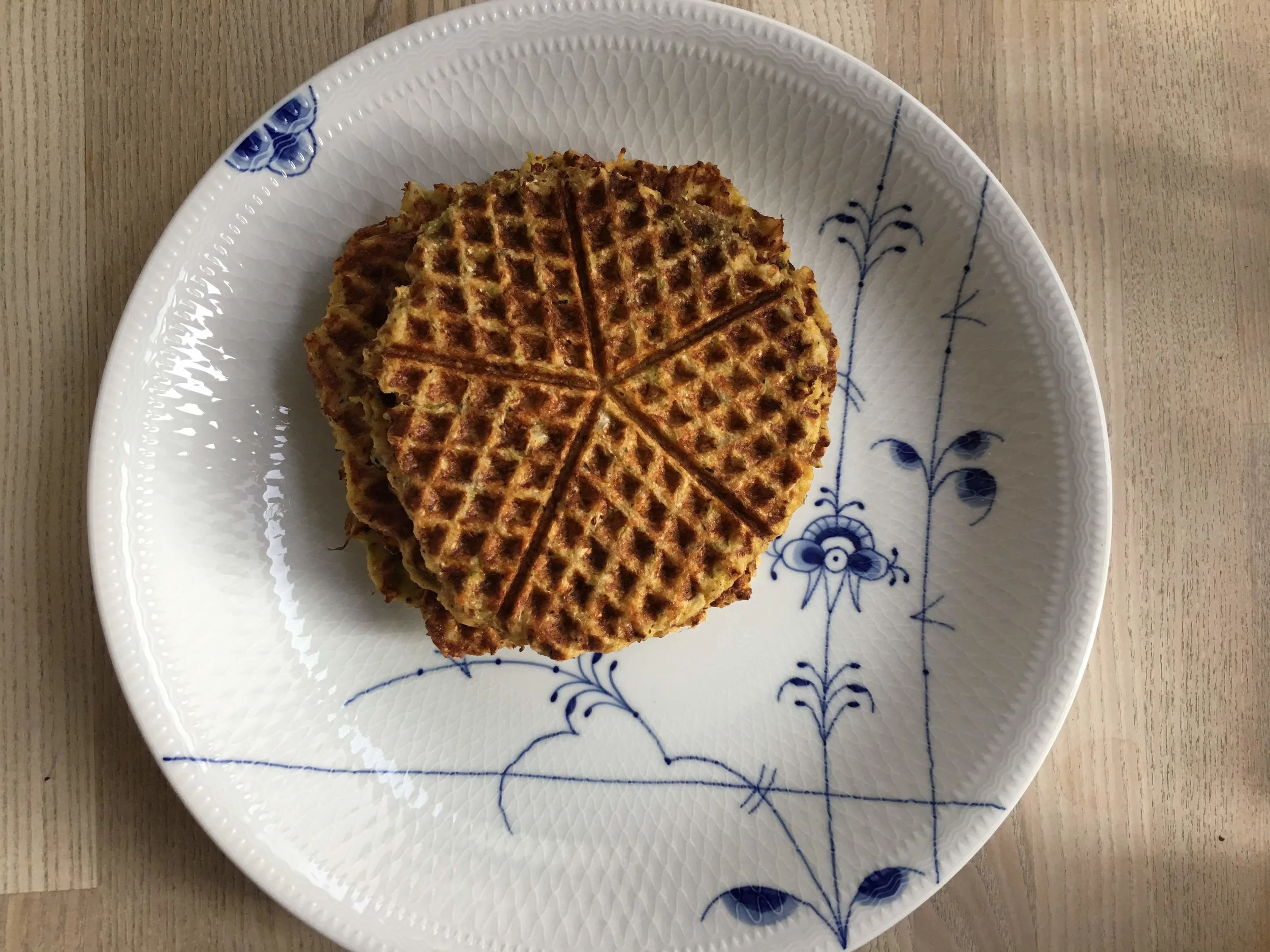 How to turn dull cauliflower into yummy dinner waffles