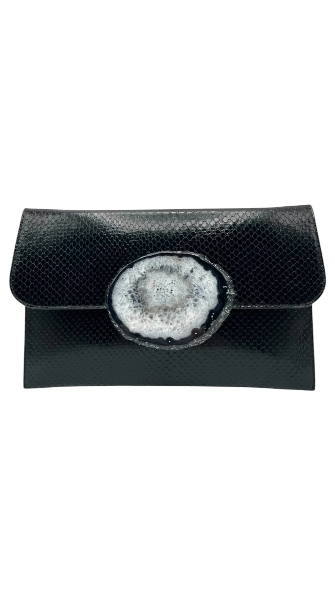 Geode purse- black