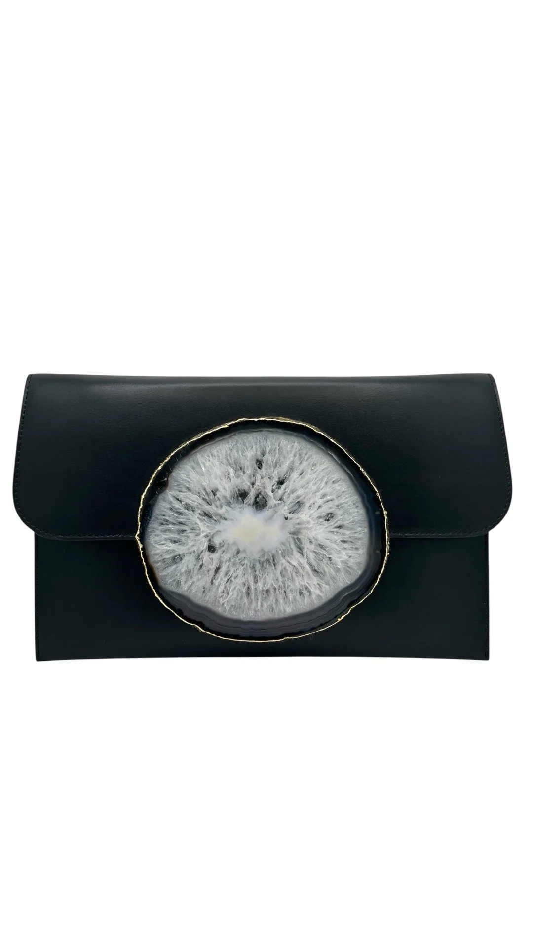 Geode purse- black