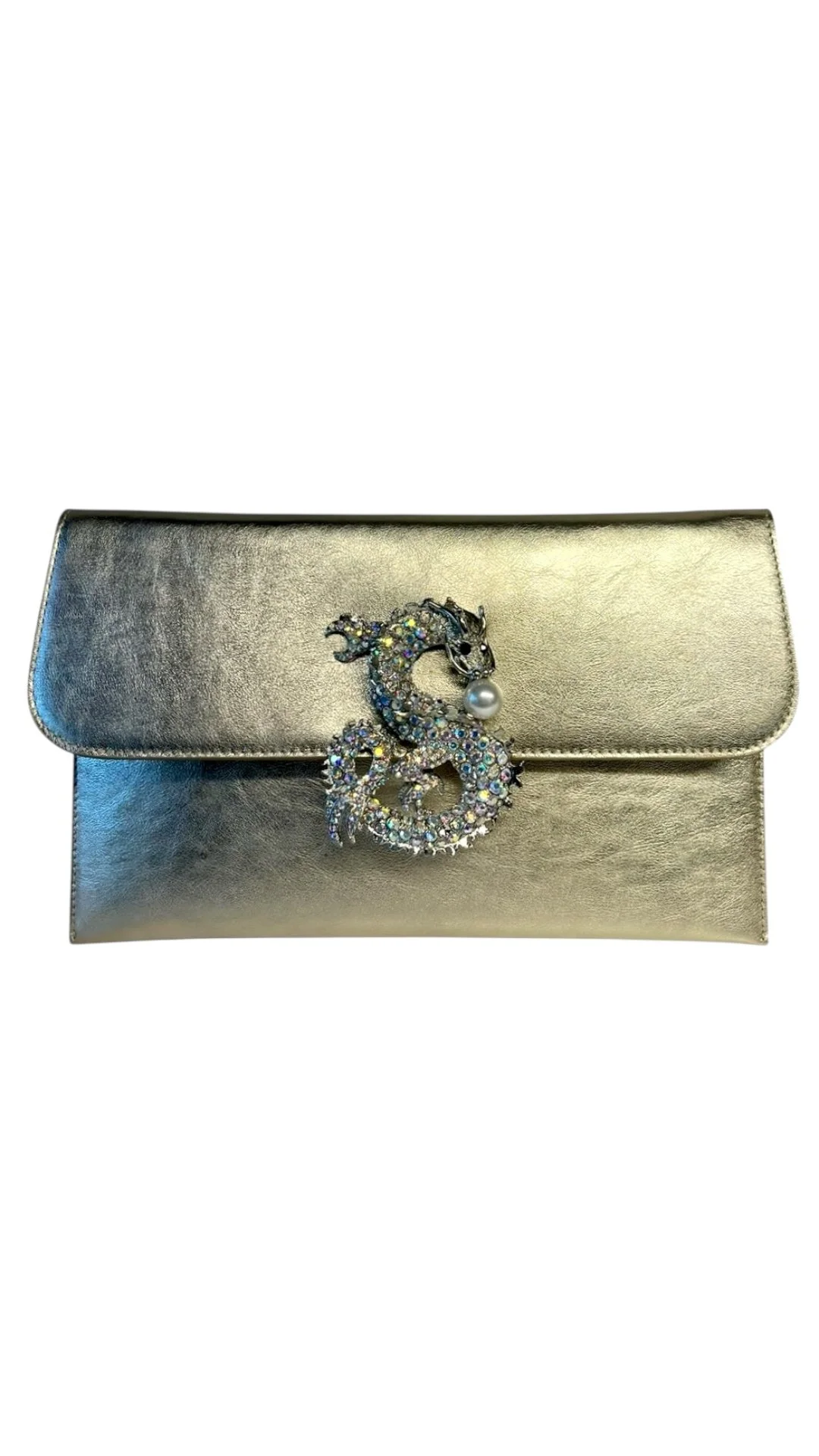 Dragon purse- champagne gold