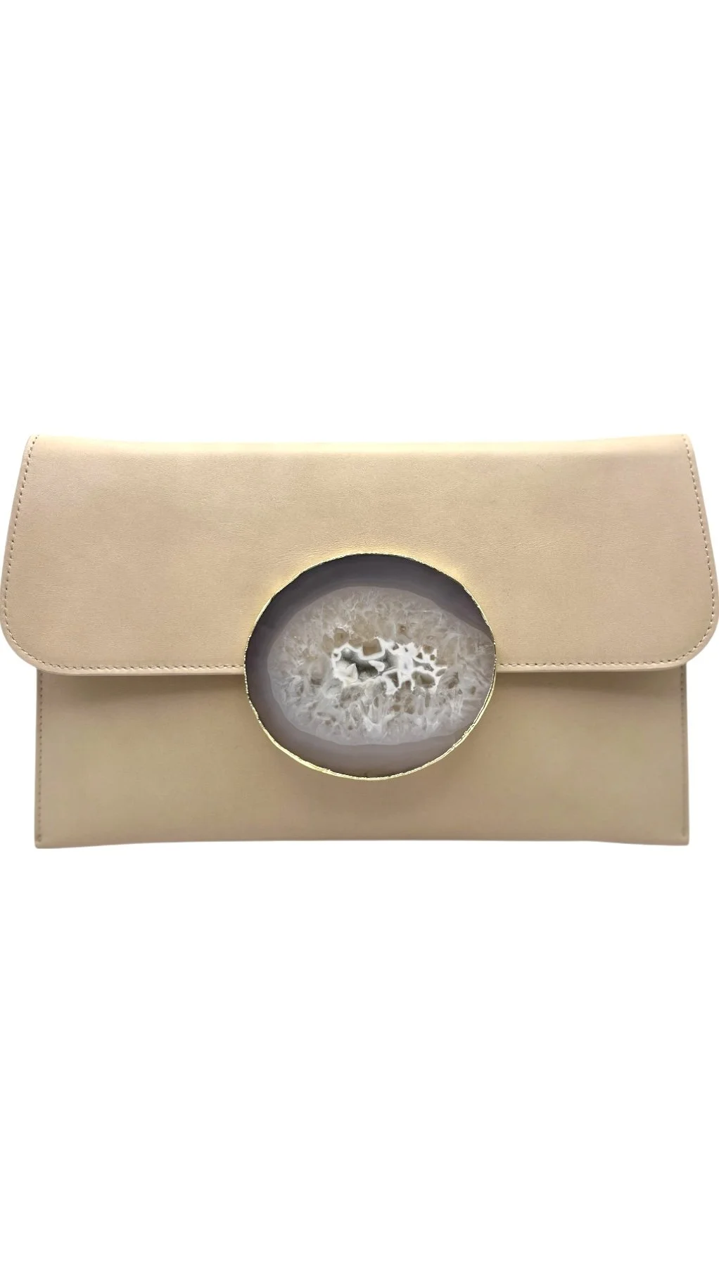 Geode purse- soft pink m