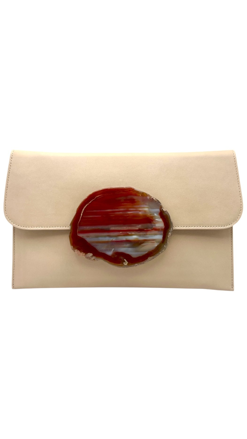 Geode purse- soft pink