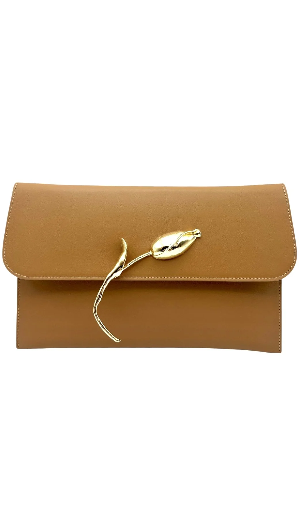 Tulip purse- tan