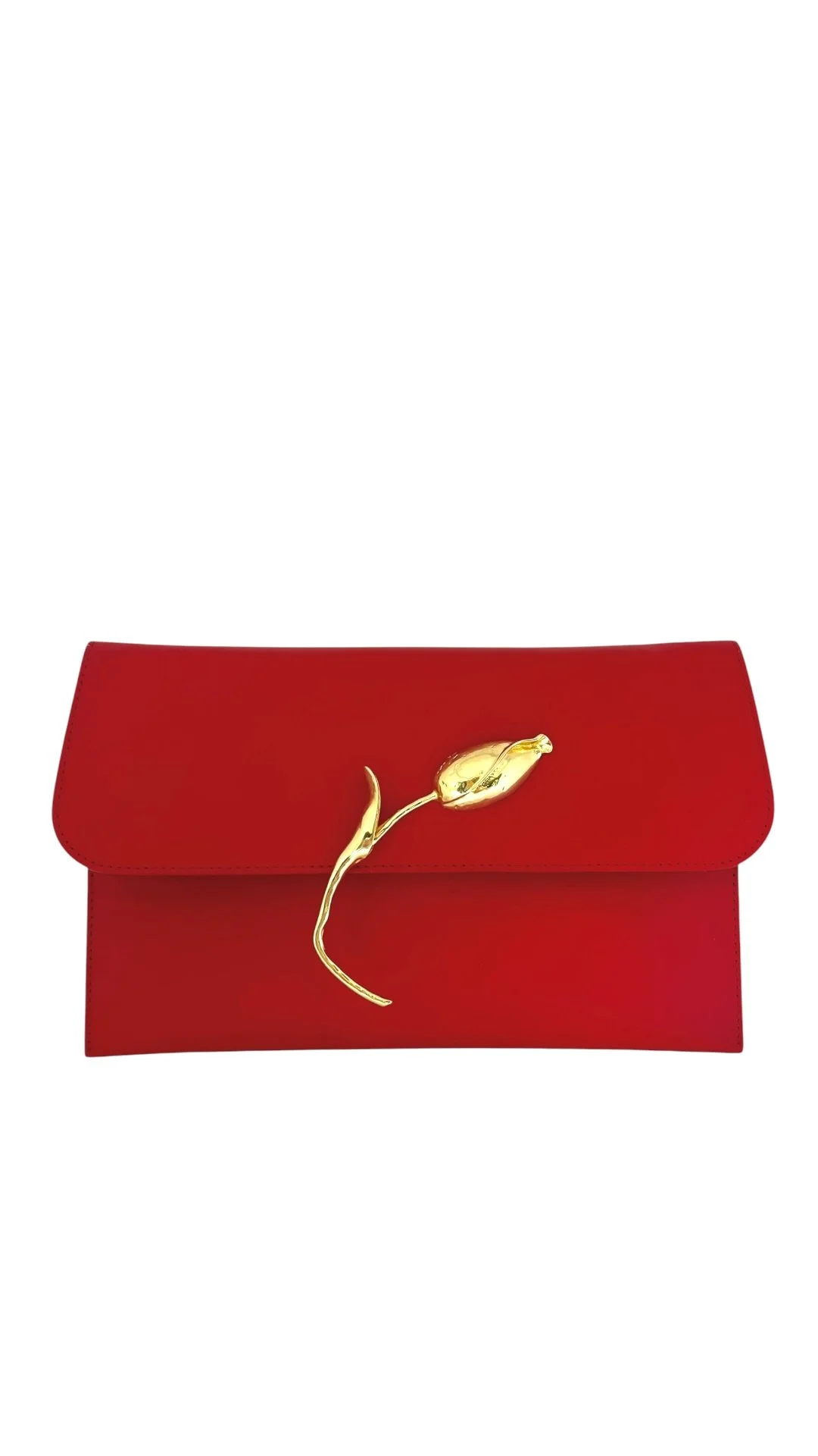 Tulip handbag- red