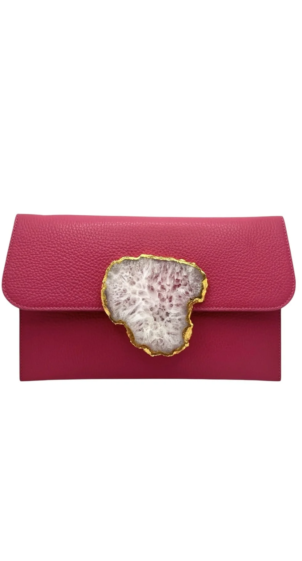 Geode purse- pink