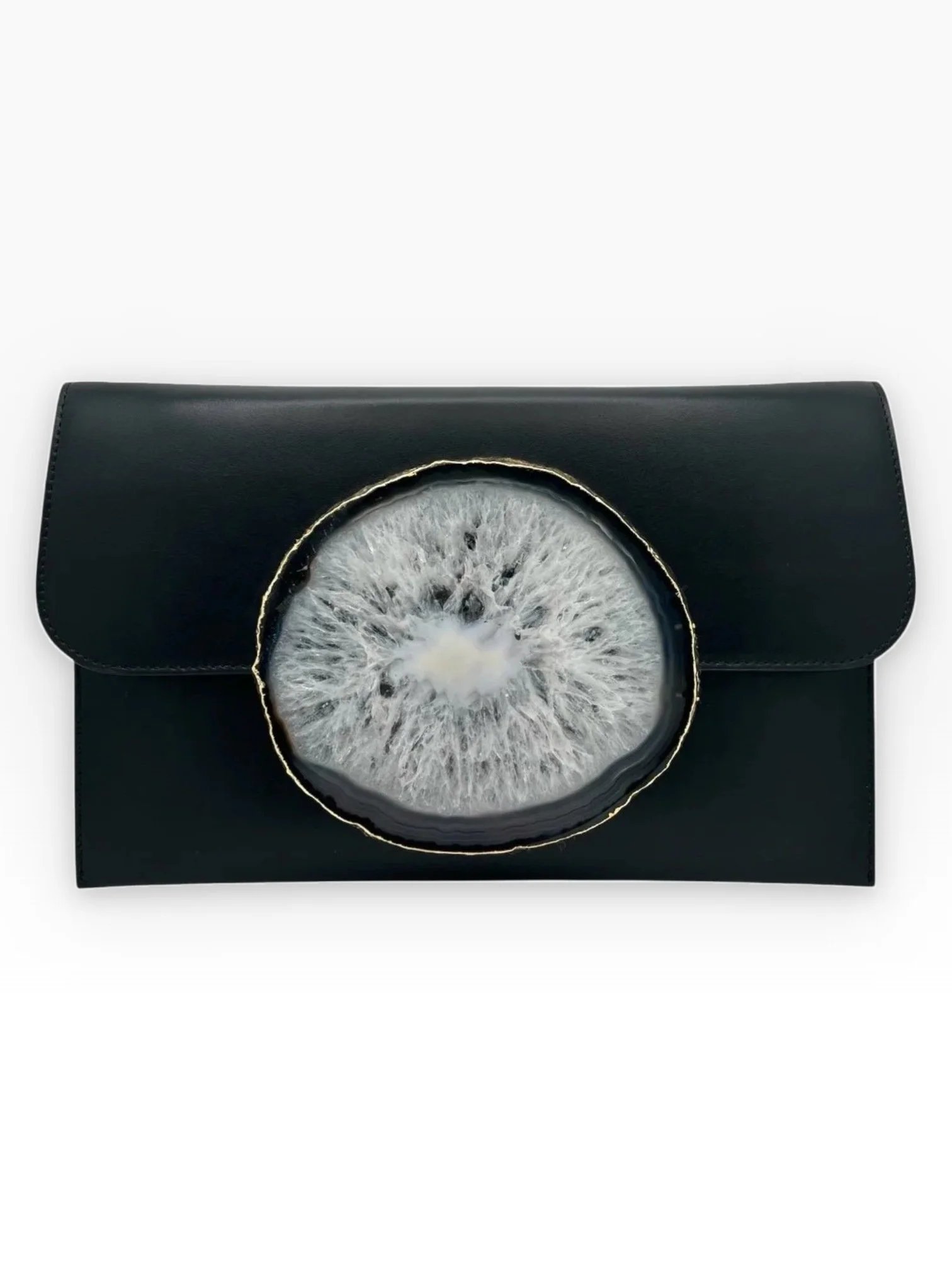 Geode purse- black