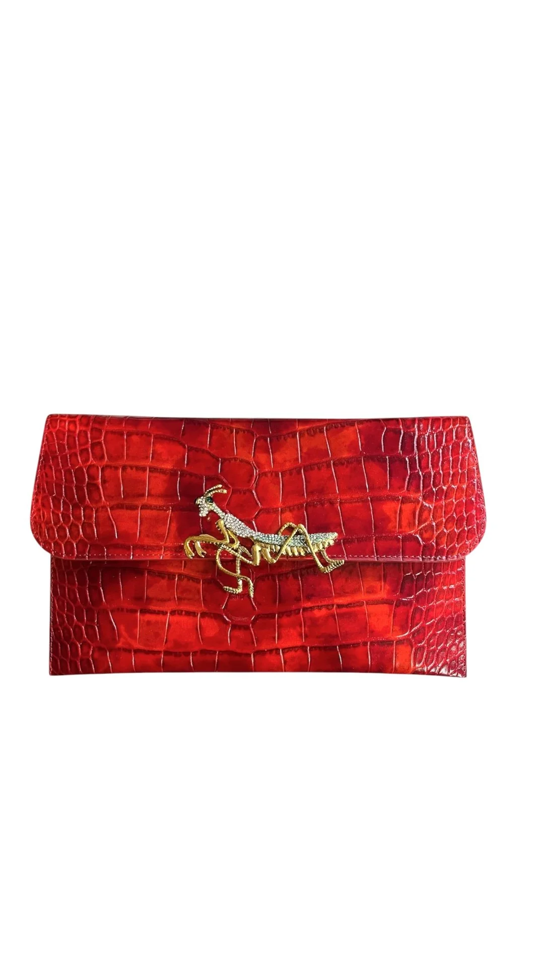 Praying mantis purse