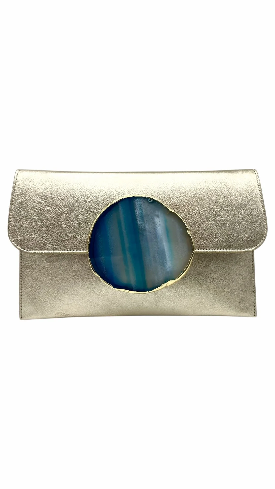 Geode purse- gold