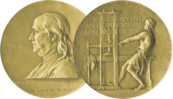 Winner of the pulitzer prize