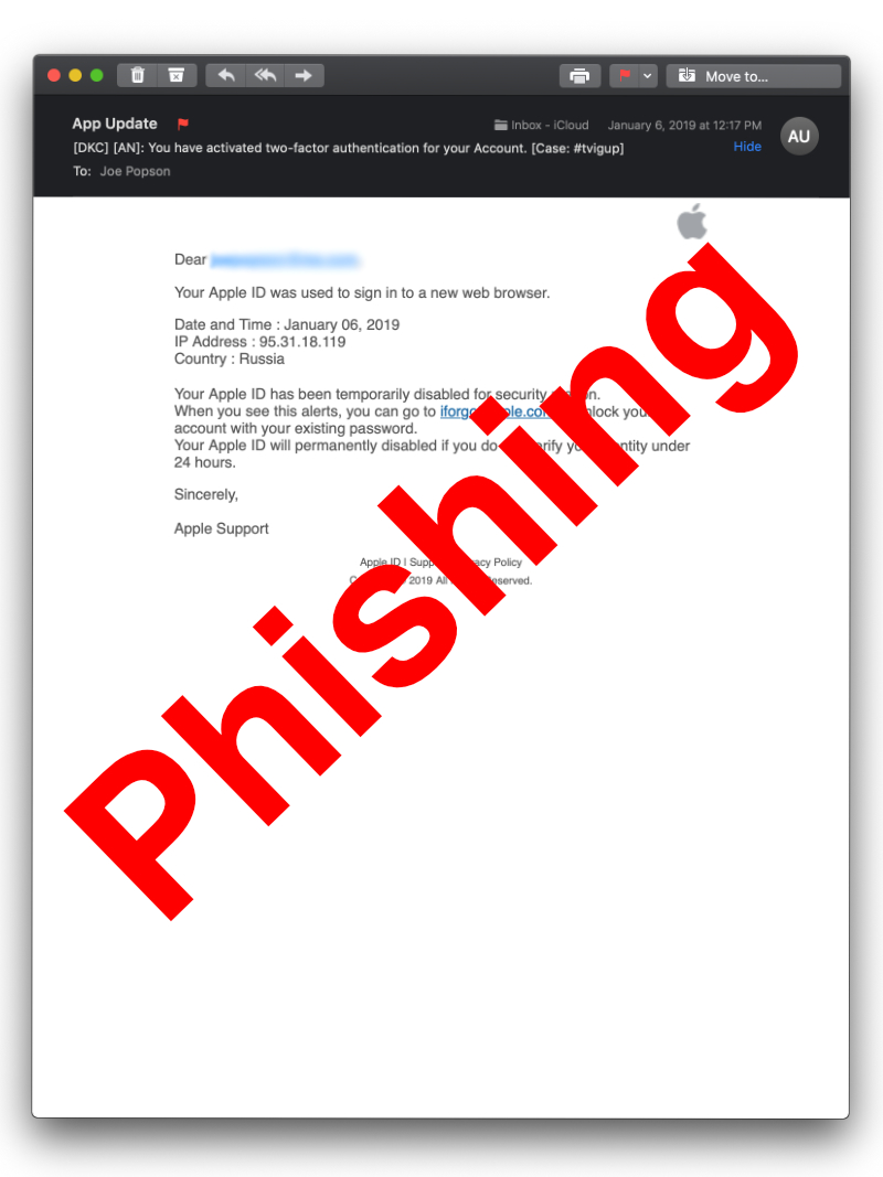 iCloud Mail” phishing emails doing rounds - Help Net Security