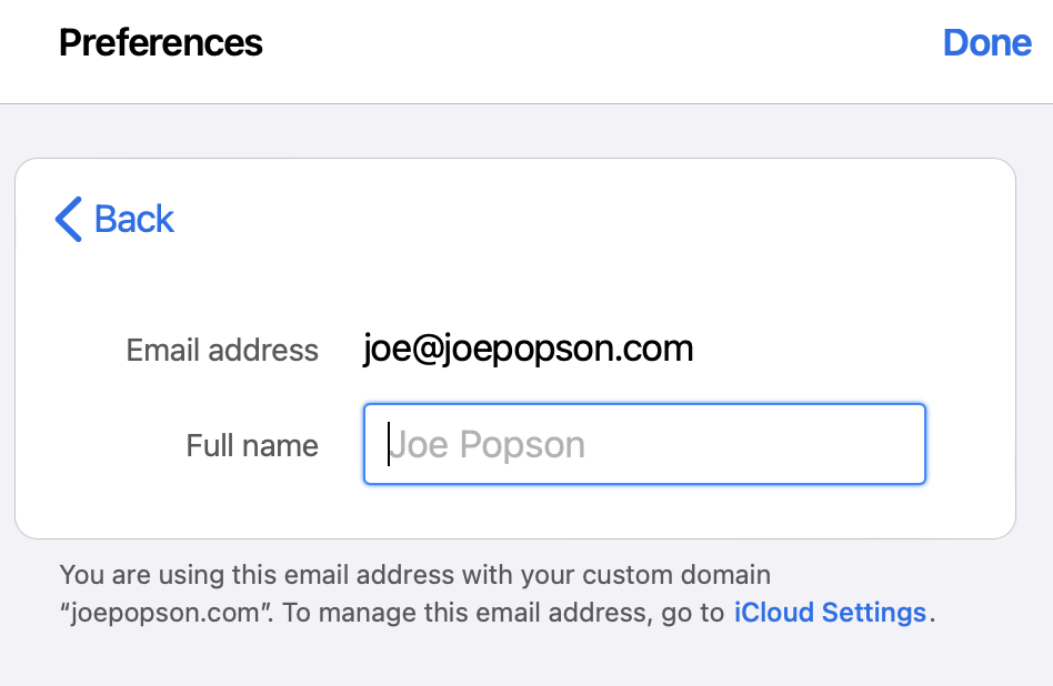 Personalize iCloud Mail: How to Buy a Custom Email Domain in iOS