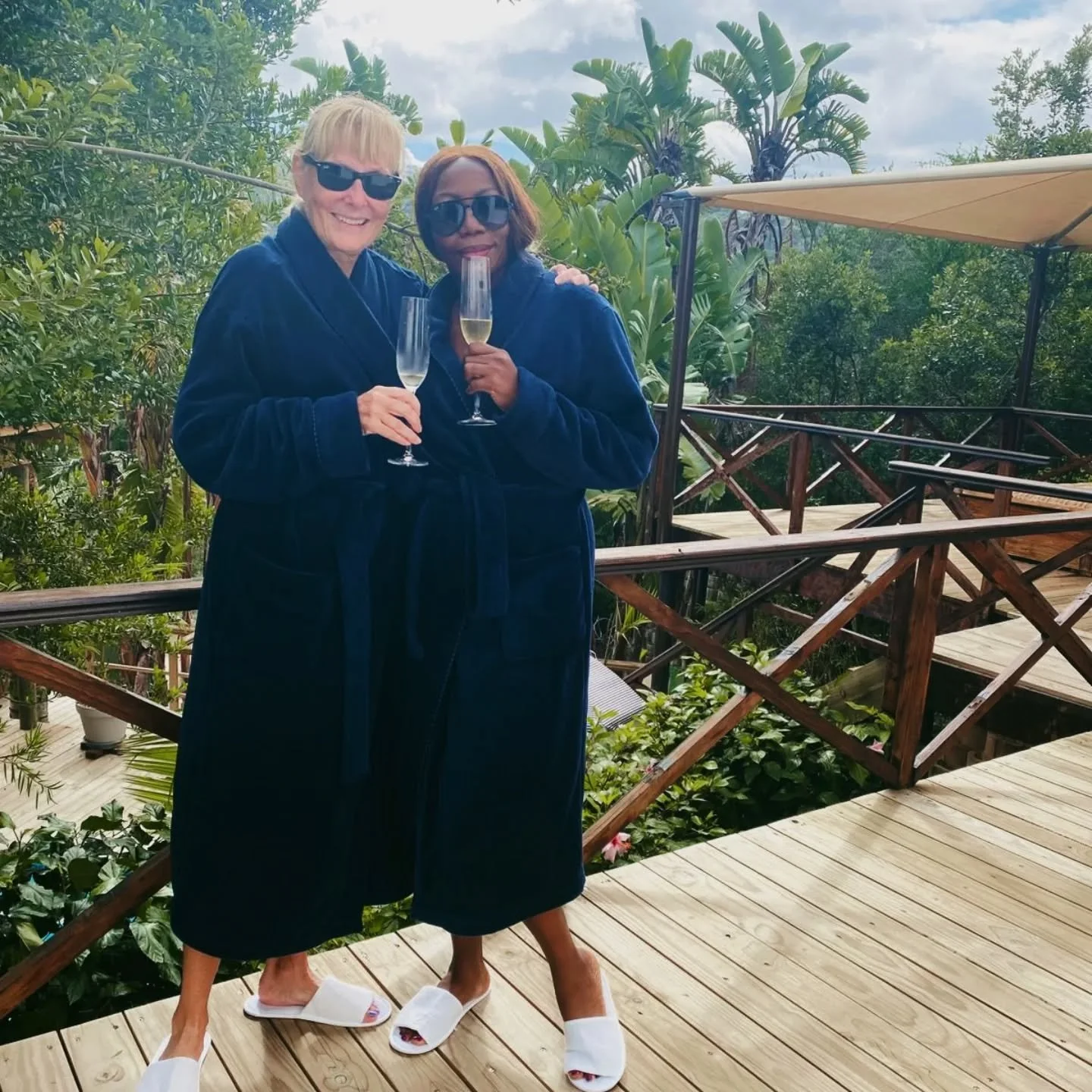 Friendship, bubbles and a spa day... the best kind of day, don't you think?