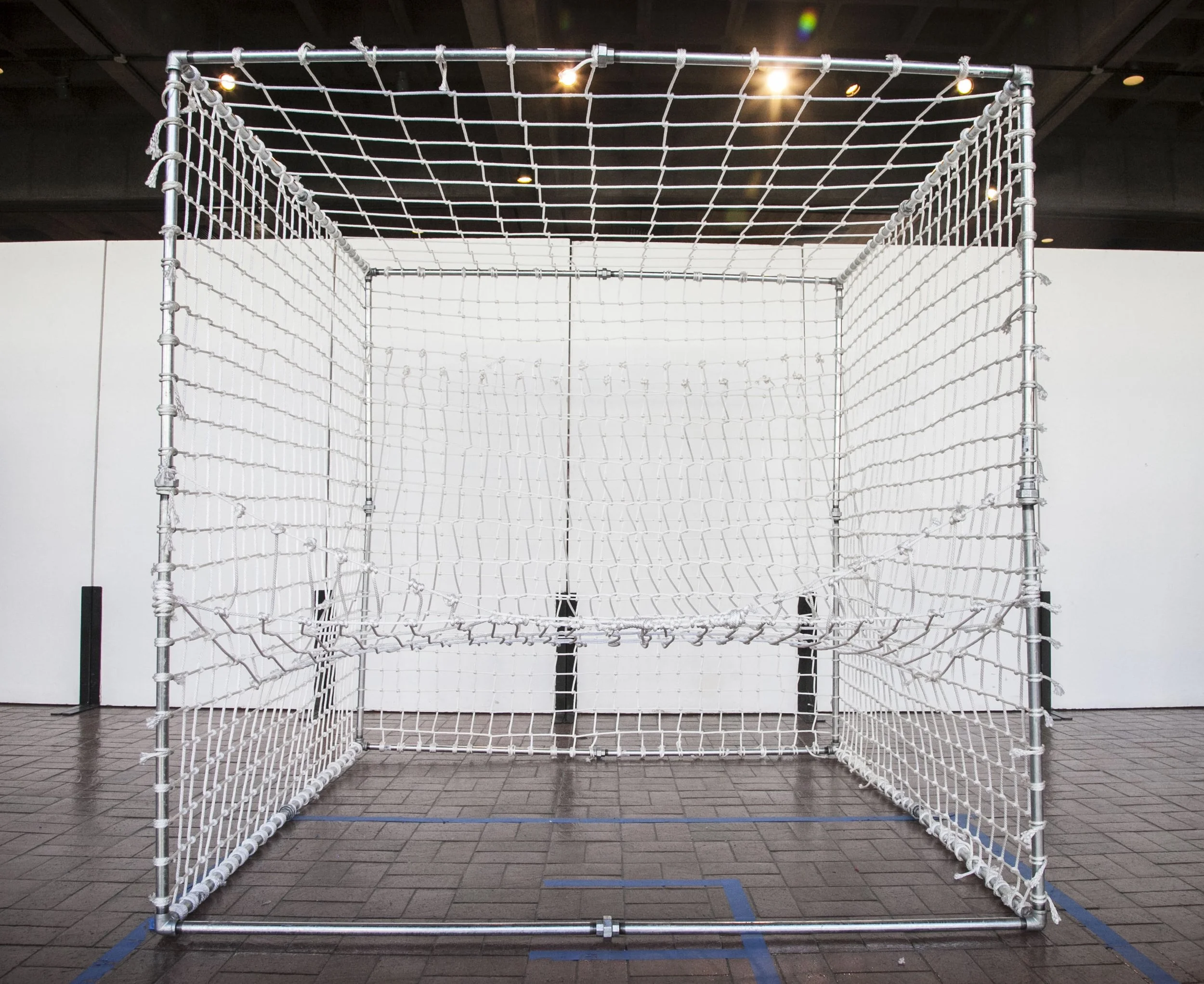  A place of contemplation using the means of comfort as inspiration.  Materials: Rope and pipe.  Group members: Alex Rostenburg, Rachel Sittler, and Achrista Monson.  University of Utah   Faculty: Dwight Yee 