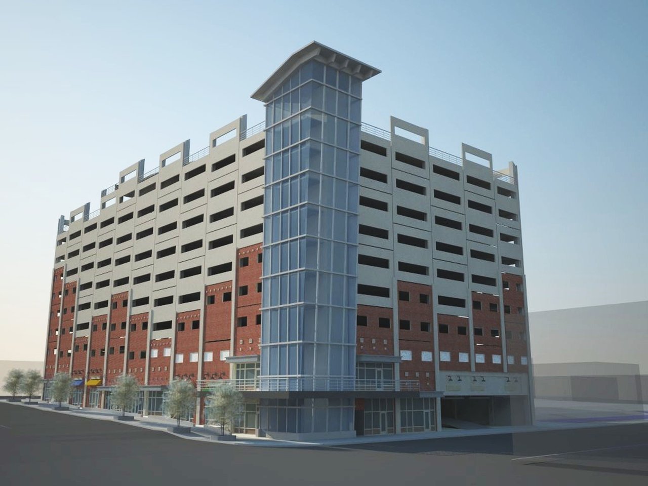  Rendering from northwest 