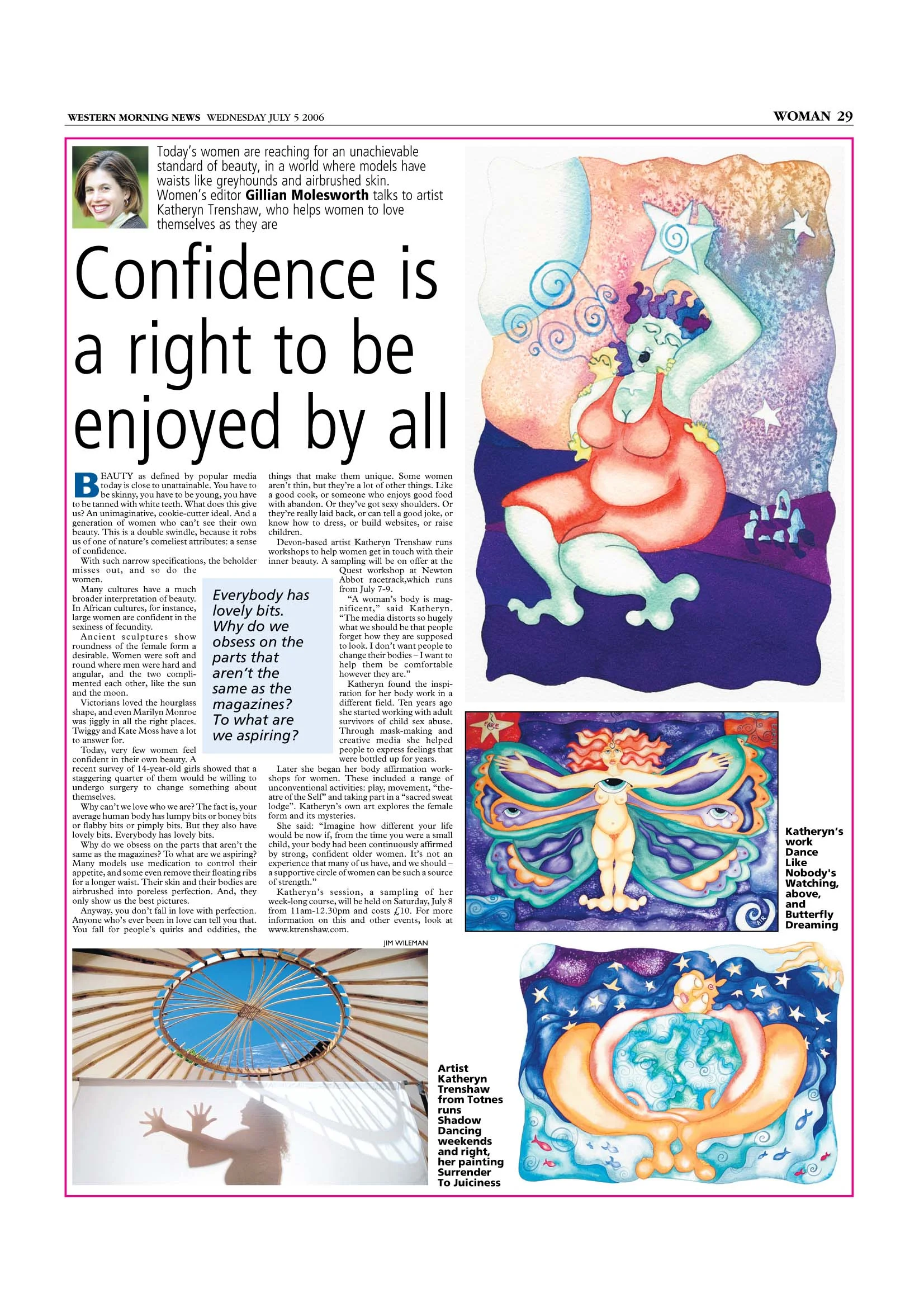 Western Morning News - Confidence is a right to be enjoyed by all