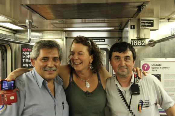  My heroes and phone rescuers from No 7 NYC Subway 