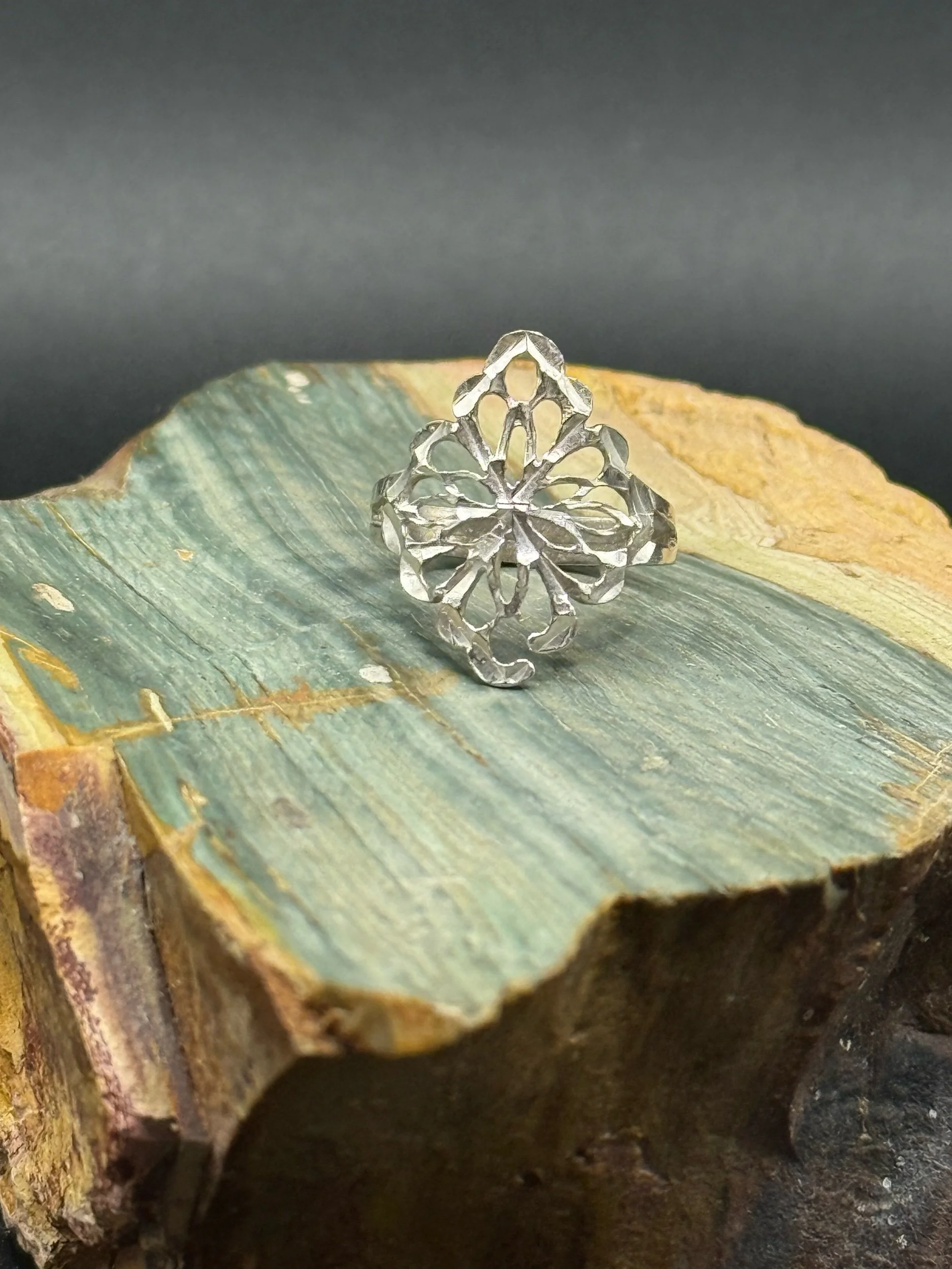 Argentium Silver Filigree Ring