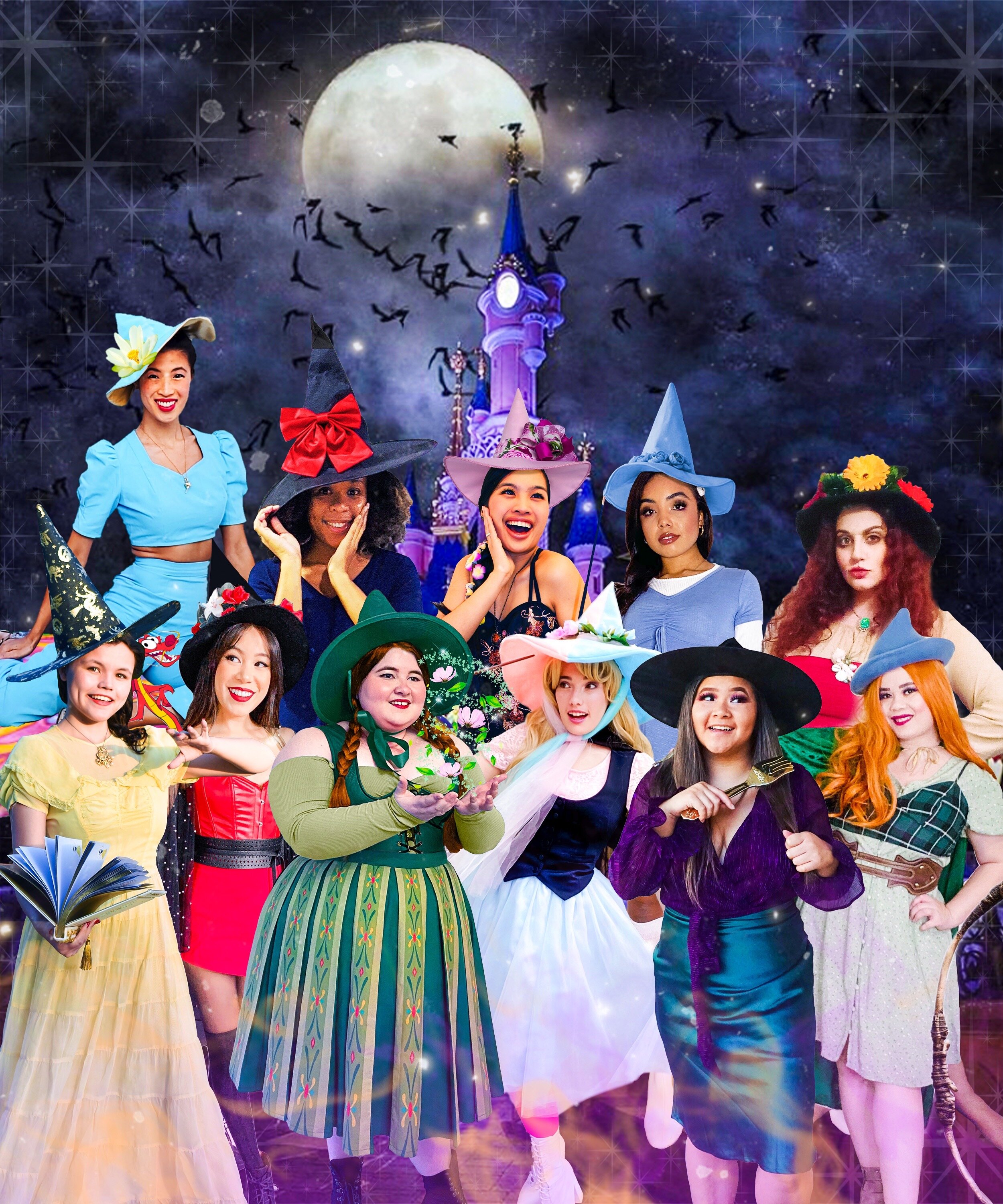 Disney Princesses as Witches
