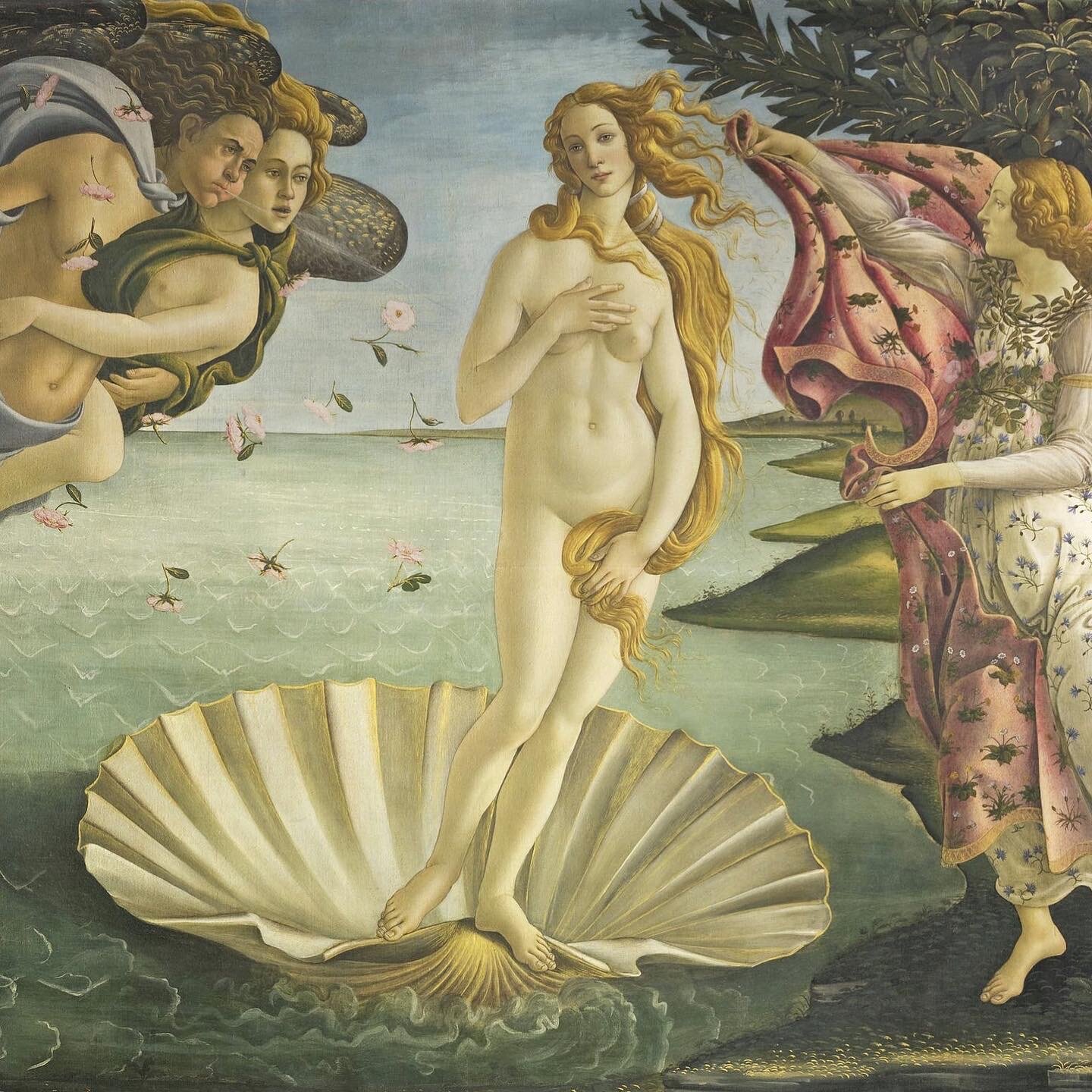 The Birth of Venus. Sandro Botticelli. 1485-1486 