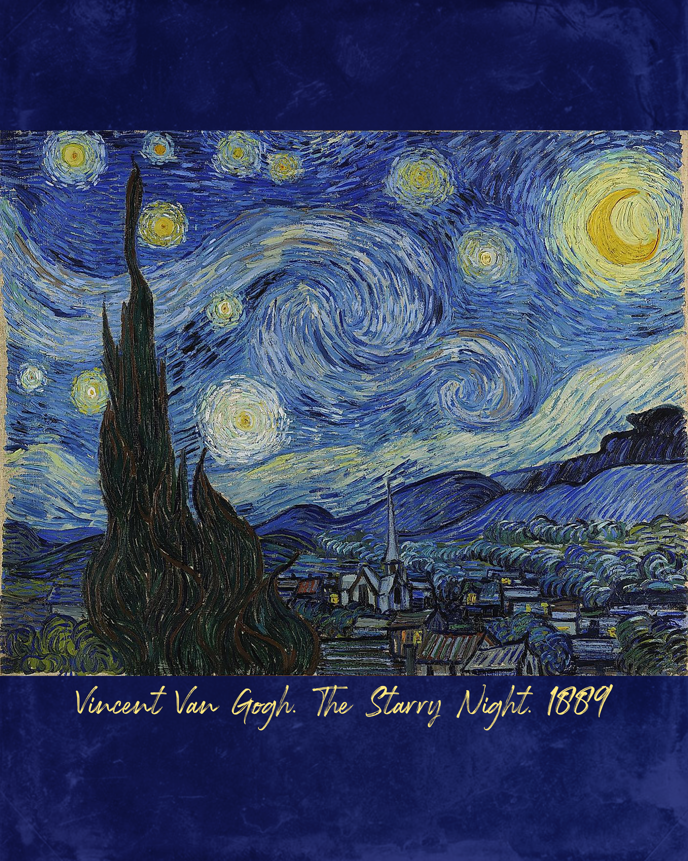 𝙏𝙝𝙚 𝙎𝙩𝙖𝙧𝙧𝙮 𝙉𝙞𝙜𝙝𝙩. 𝙑𝙞𝙣𝙘𝙚𝙣𝙩 𝙑𝙖𝙣 𝙂𝙤𝙜𝙝. 𝙘. 1889