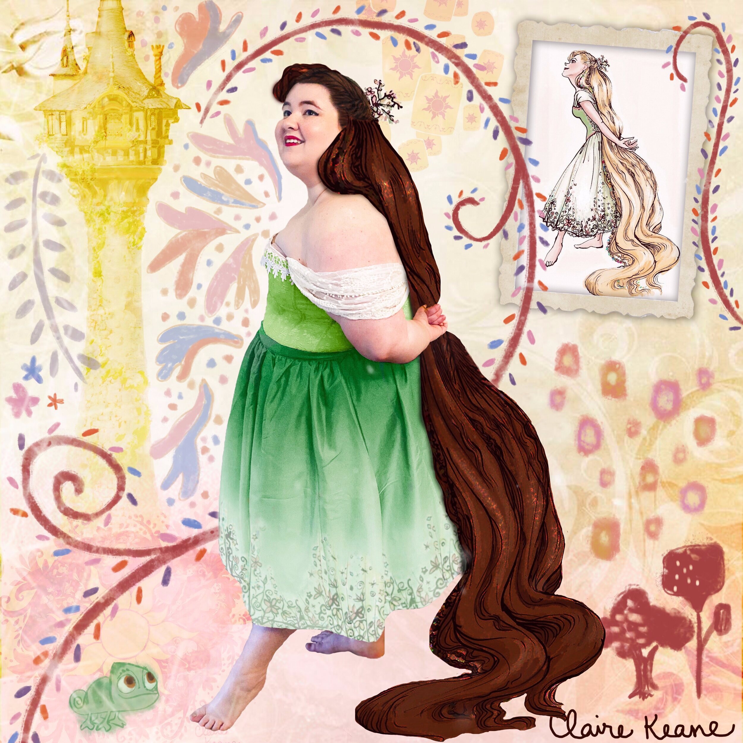 Rapunzel Concept Art by Claire Keane