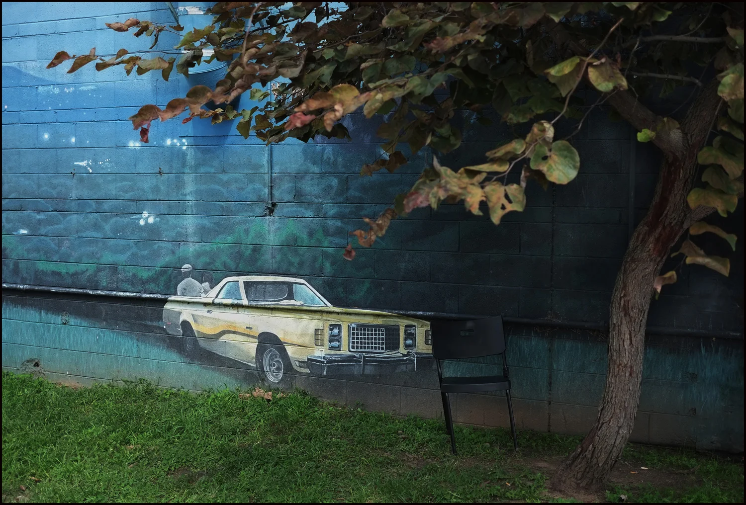 John Rountree. August 16, 2014. Mural, Asheville, Buncombe County, North Carolina.