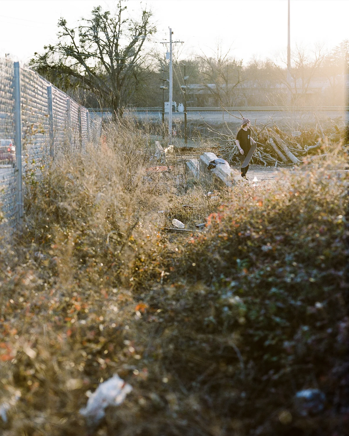 Zach Suggs . February 8, 2015. Poe Mill, a DIY skatepark on the foundation of the textile mill that burned down in 2003. Greenville, Greenville County, South Carolina.