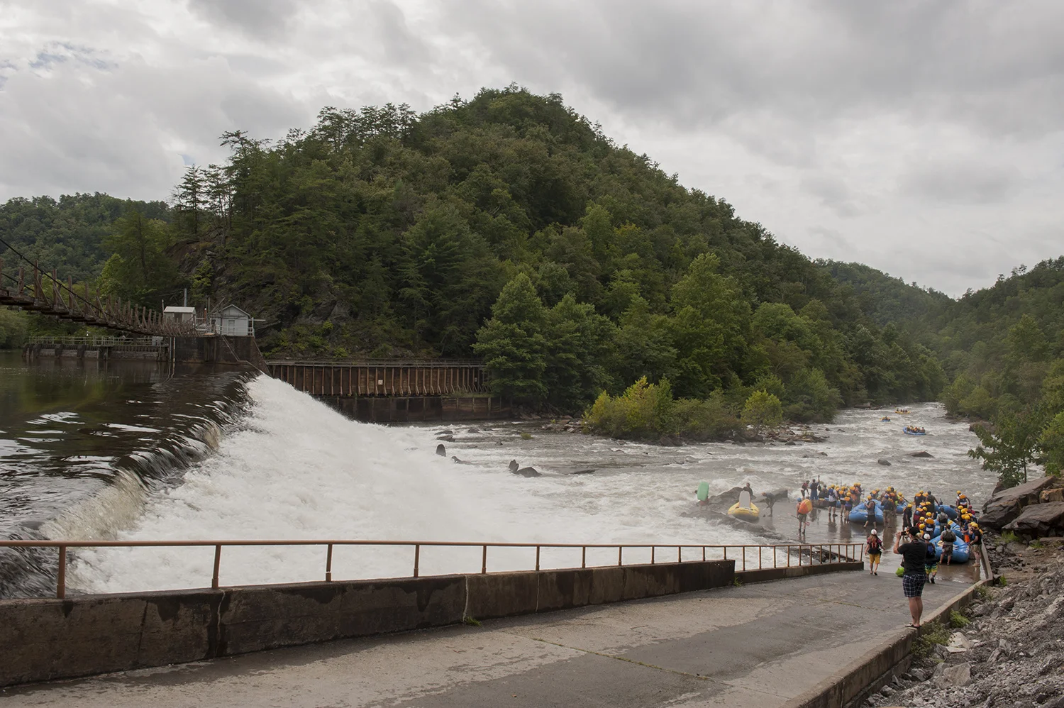 Micah Cash . August 31, 2014. Ocoee Dam #2, Ducktown, Polk County, Tennessee.