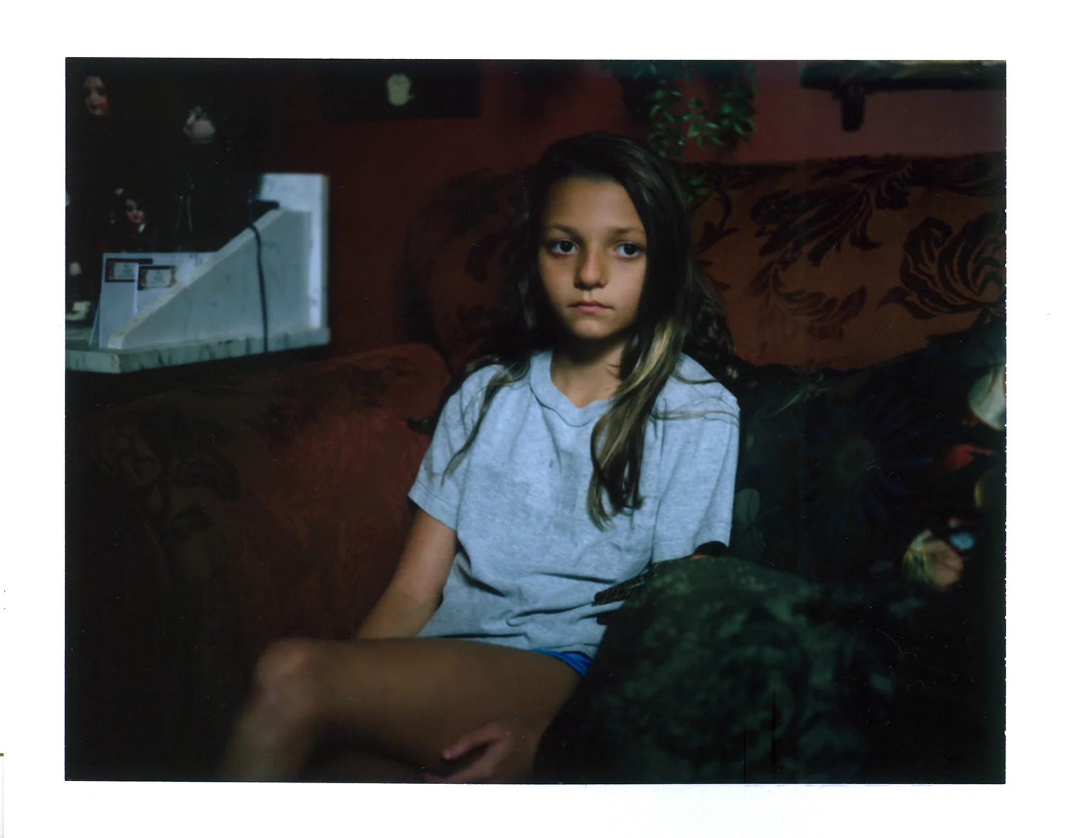 Nic Persinger . July 7, 2014. My cousin, Sabine, in our Nana's chair. Richwood, Nicholas County, West Virginia.
