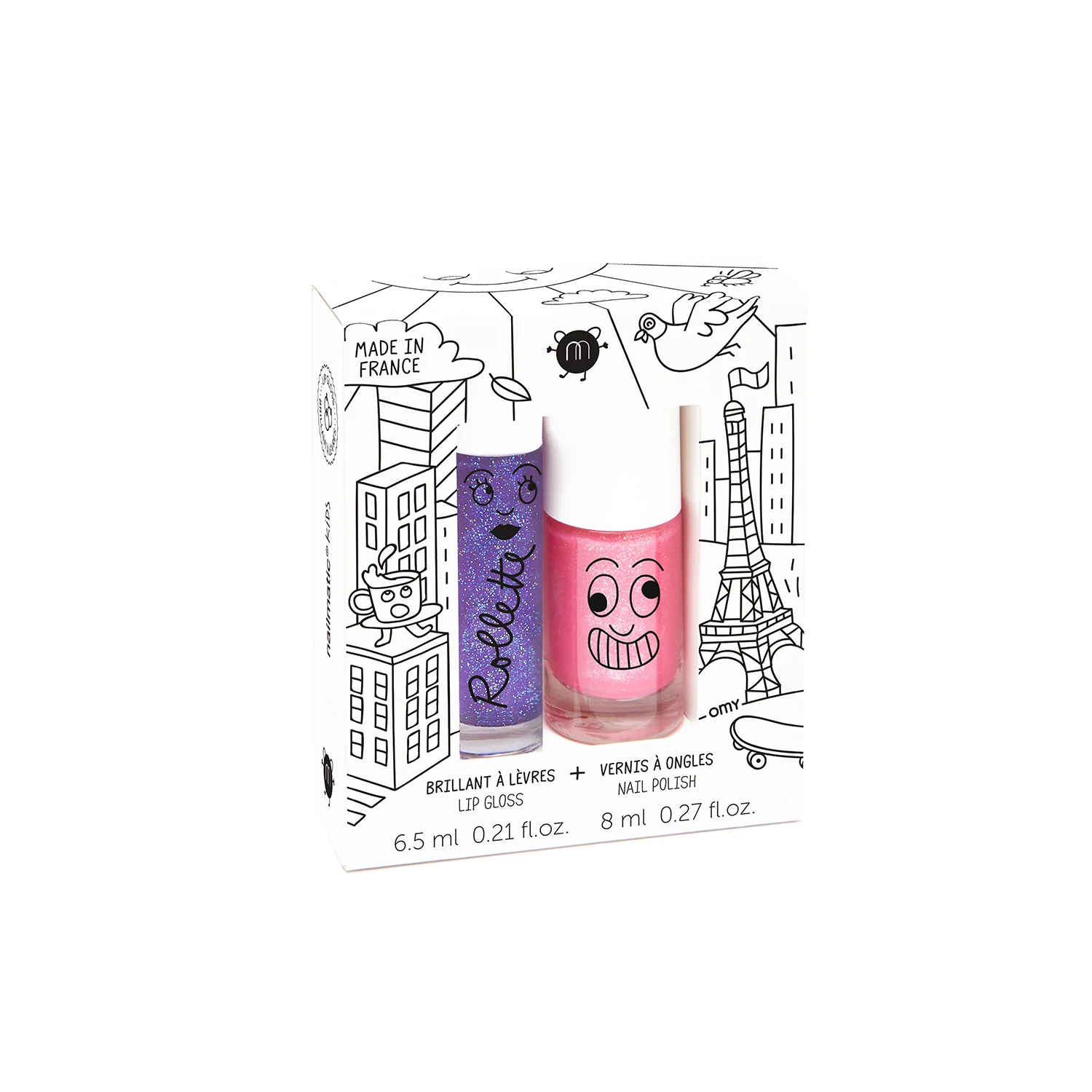 Lovely City – Lip Gloss &amp; Nail Polish Gift Set