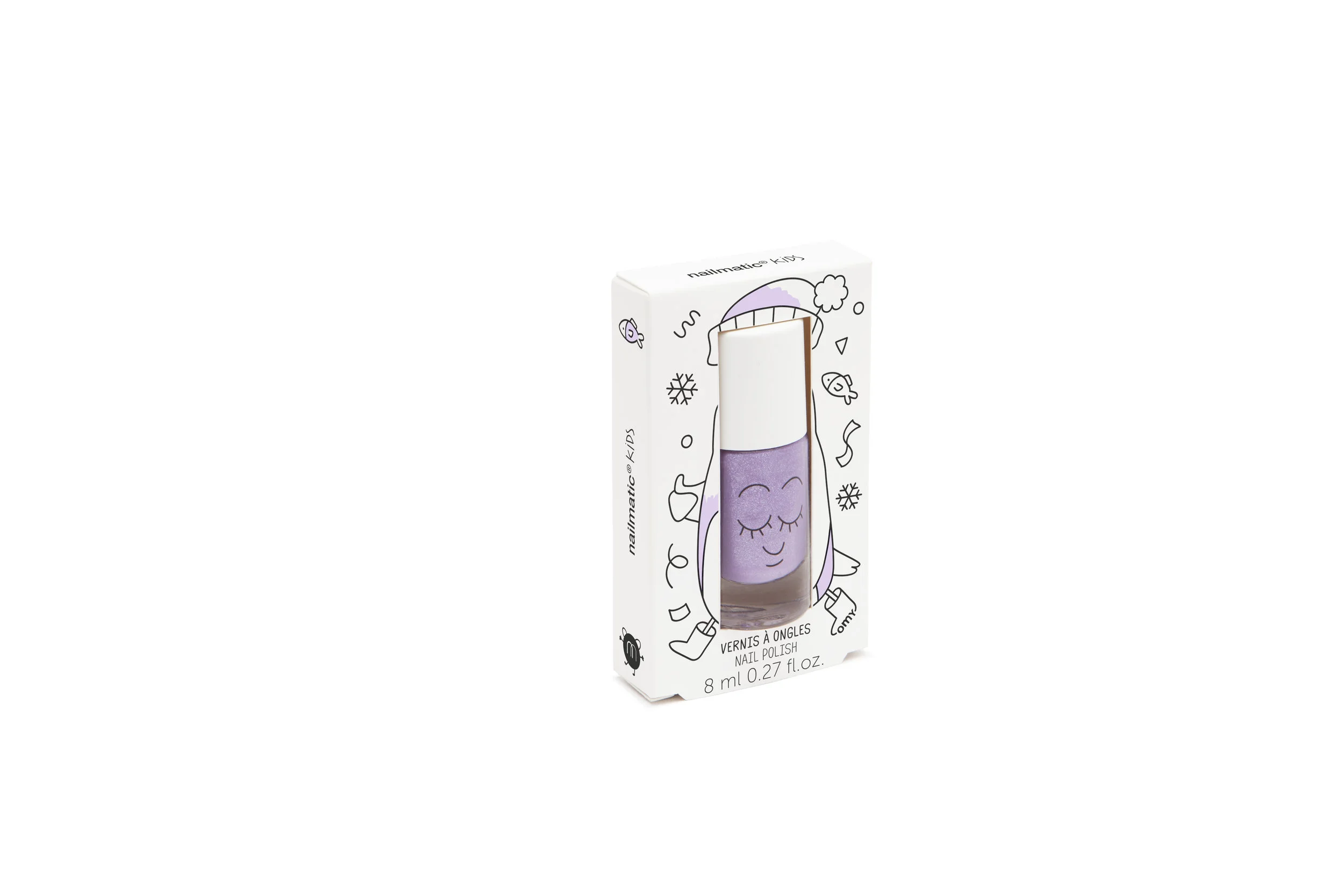 Piglou - Lilac Glitter Nail Polish | Kid's