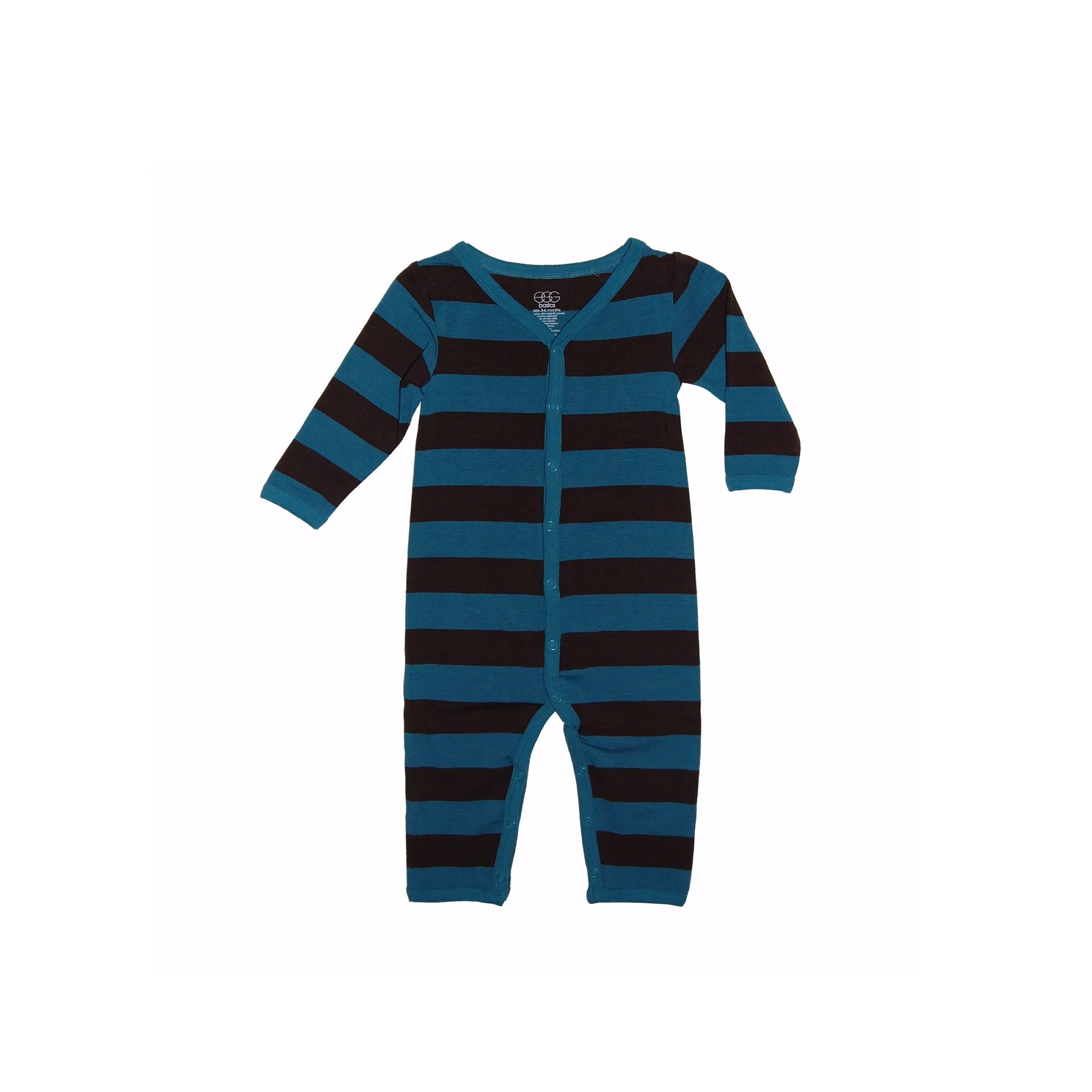 Chestnut Striped Romper