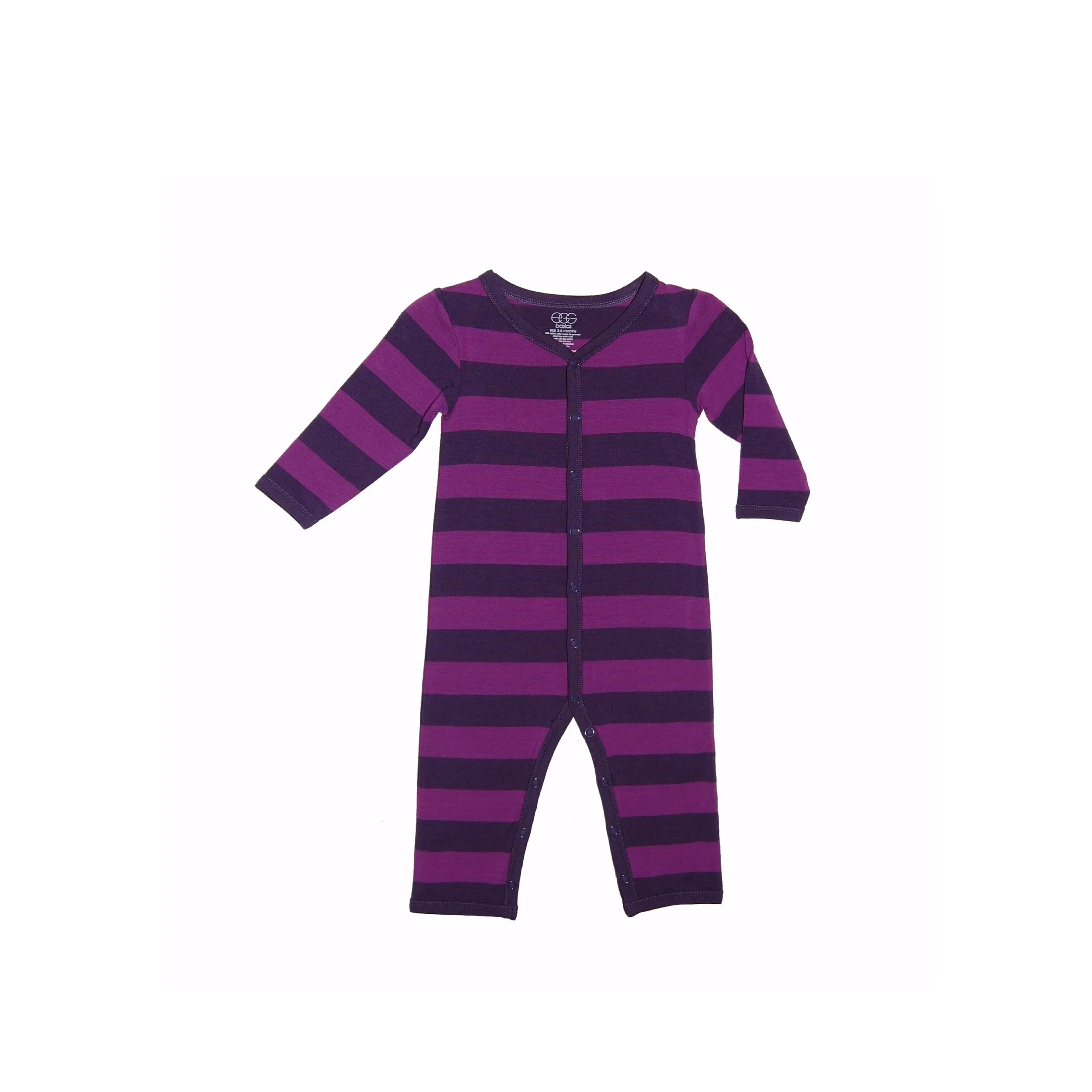 Grape Striped Romper