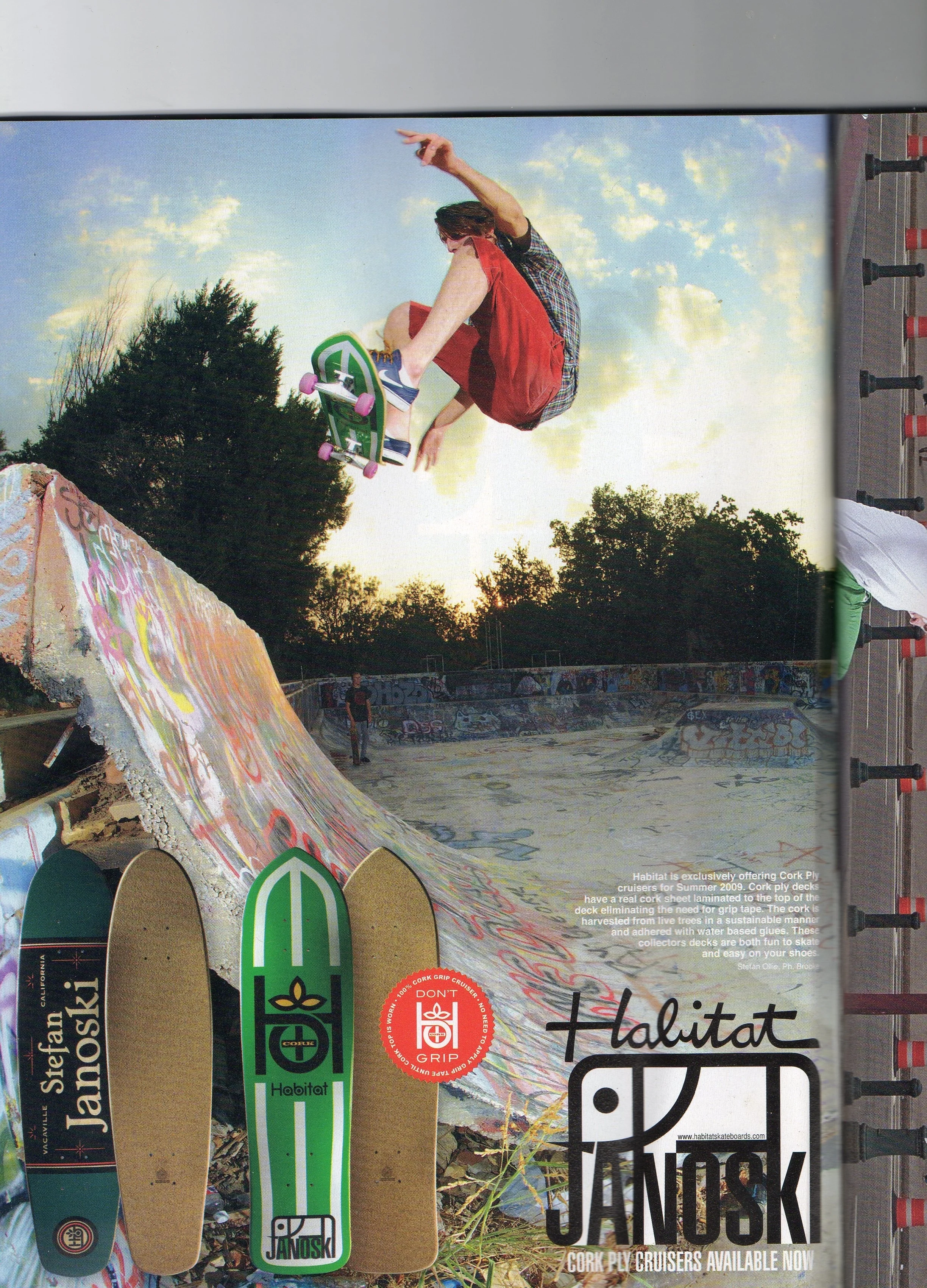 Cork Habitat Janoski Deck Skate Stefan Janoski Habitat Stefan