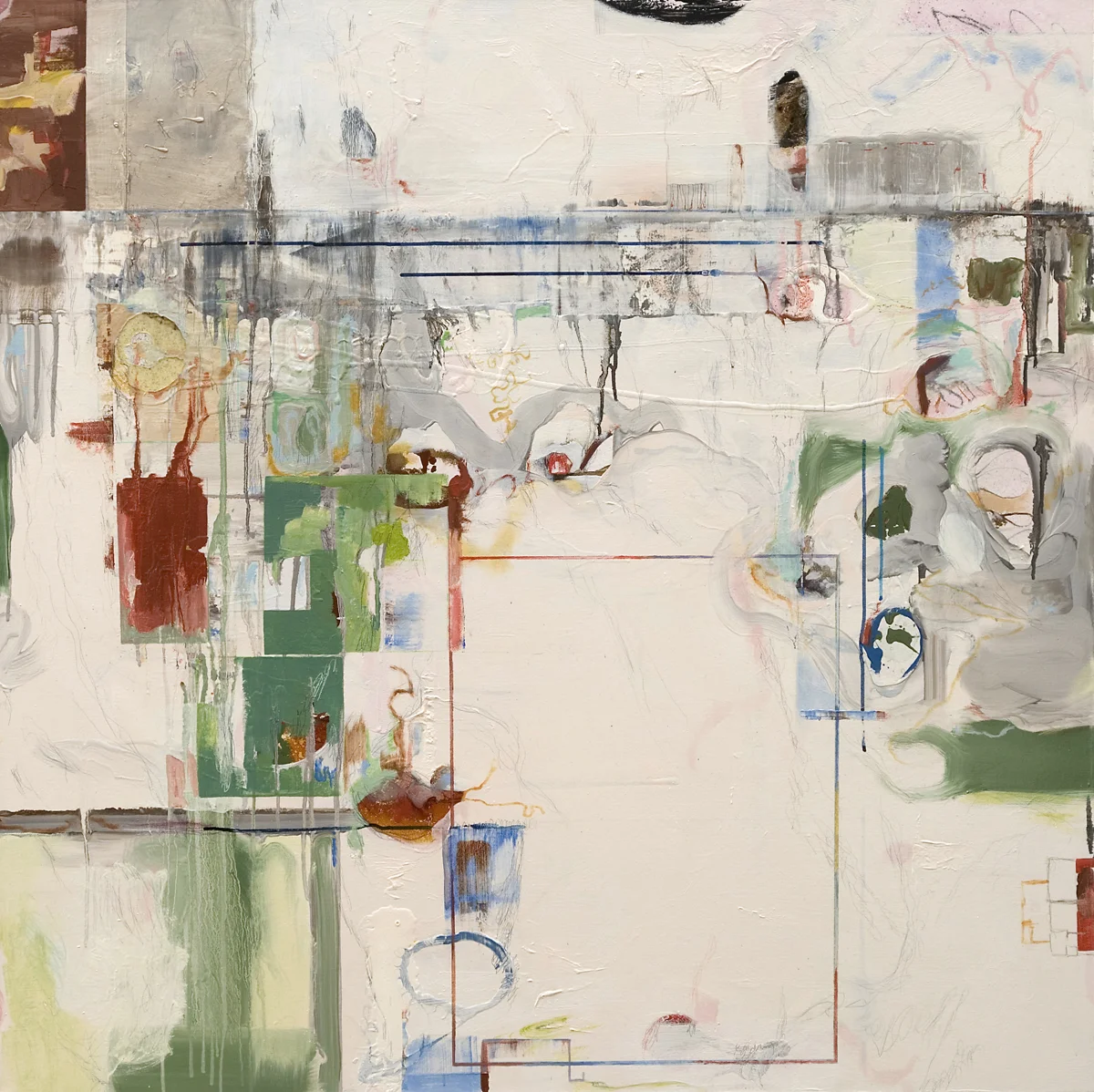 Storm Window, 2006, Oil on Linen, 48"x48" private collection, Columbus, OH