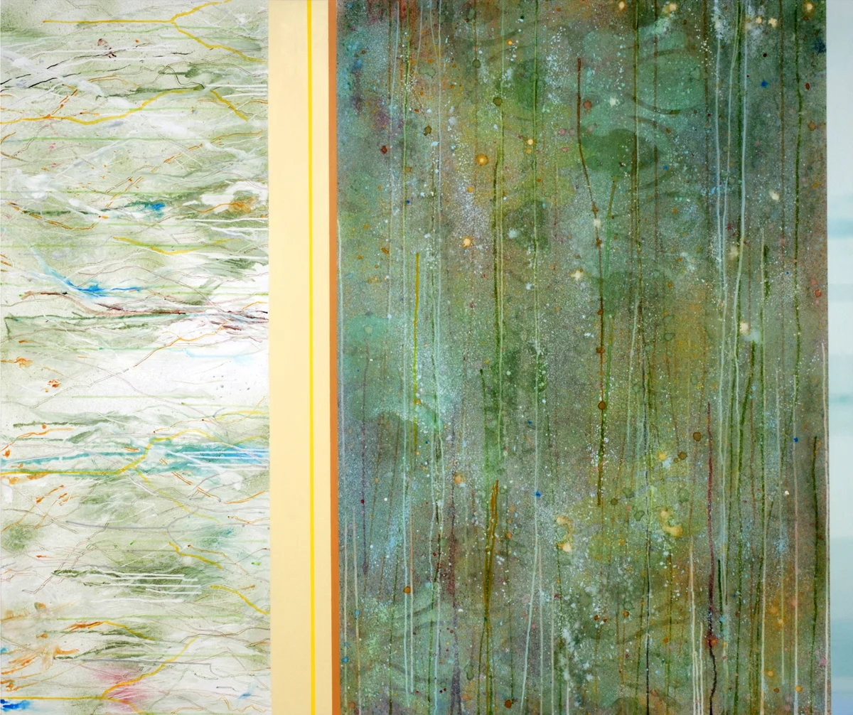 Midsummer, 2007, Oil & Acrylic onn Canvas, 60"x72" Available