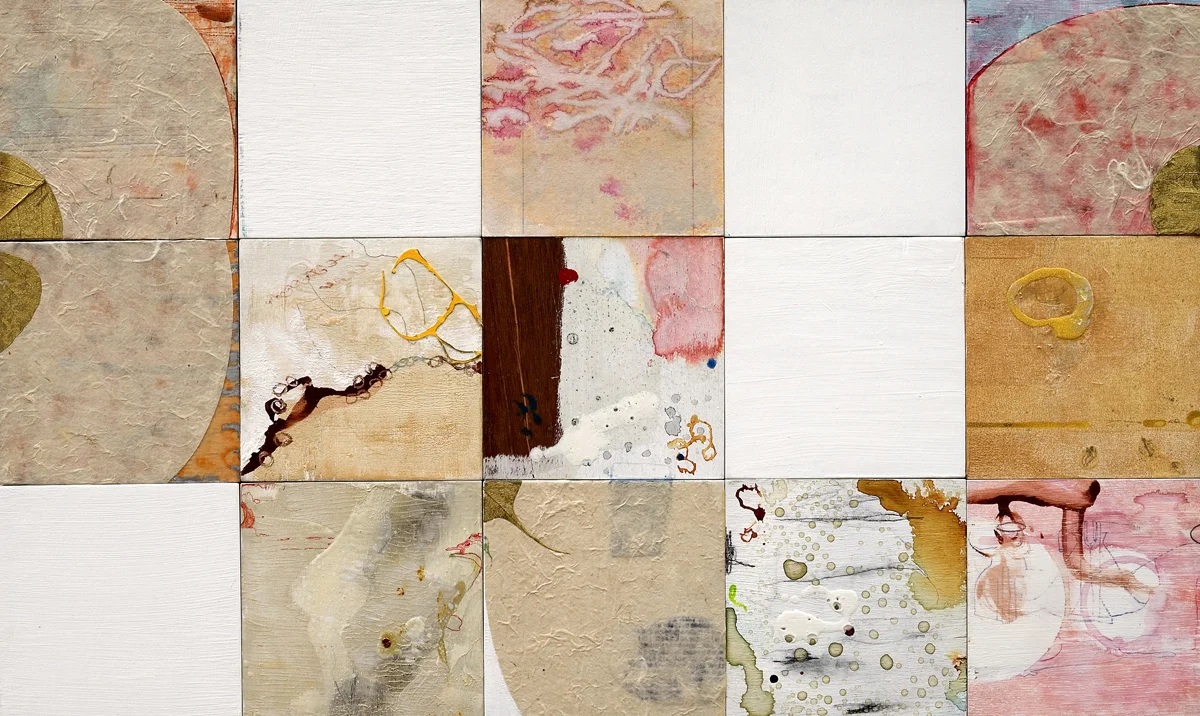Morningbell, 2010, Mixed Media on Panel, 18"x30" Available