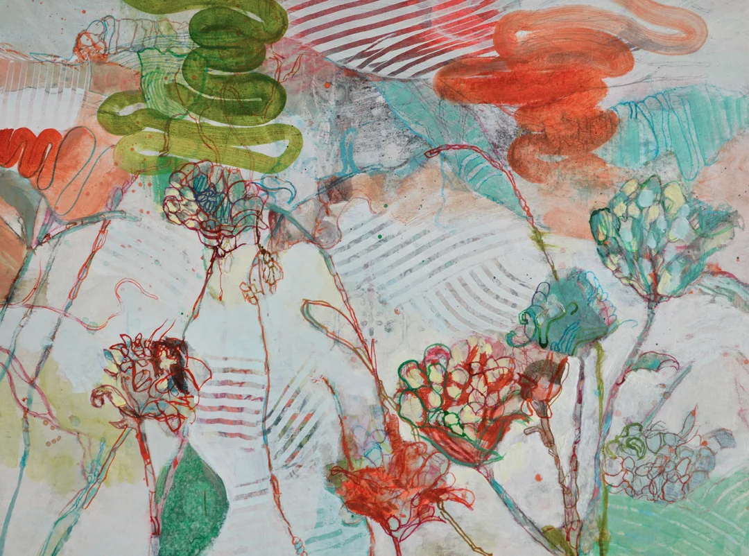 Melodia, 2014, Acrylic on Panel, 18"x24" Private Collection Nambe, NM