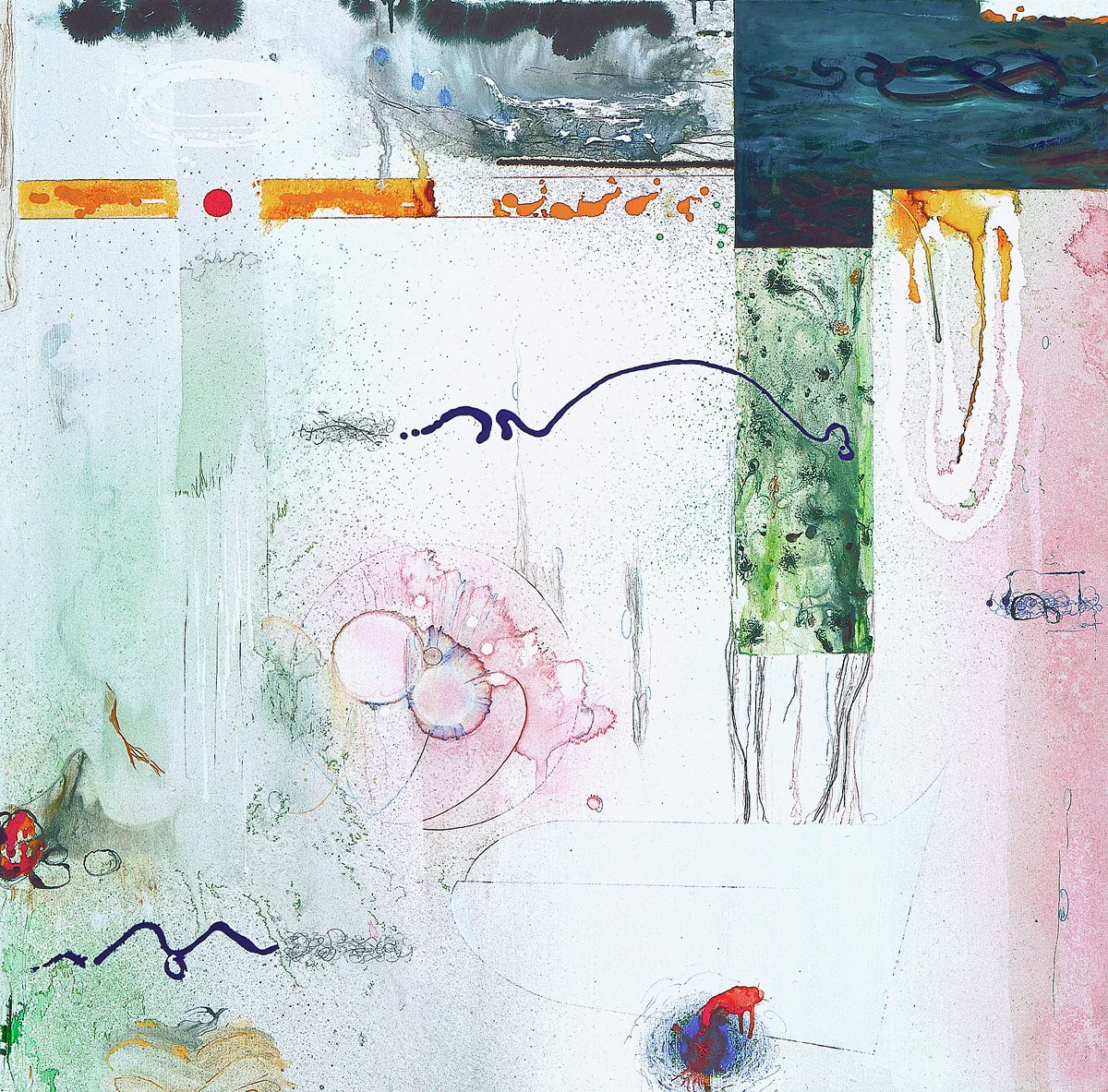 Fermata, 2005, Oil & Acrylic on Canvas, 48"x48" Private Collection, Columbus, OH