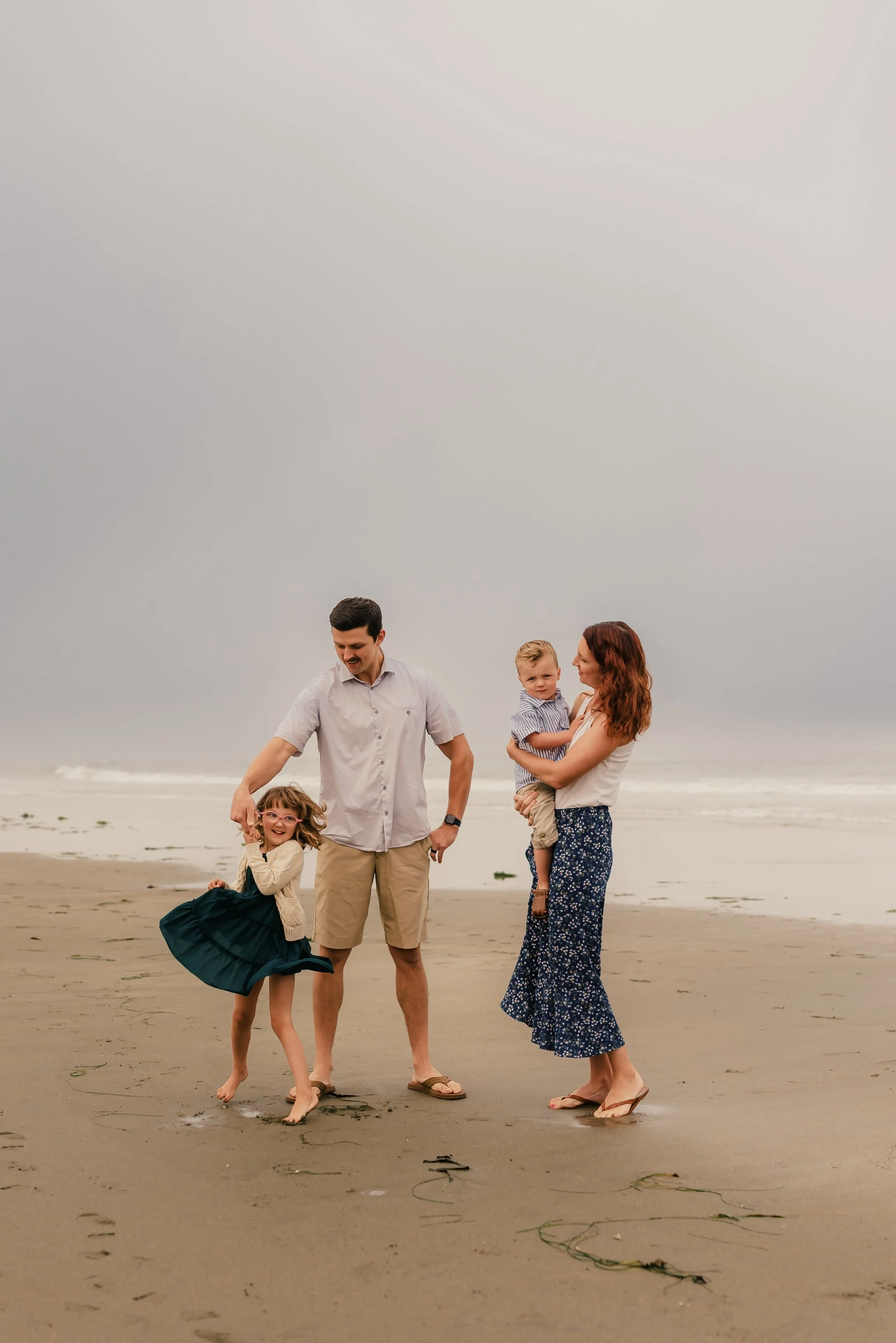 Why Low Tide Is a Great Time to Take Family Photos